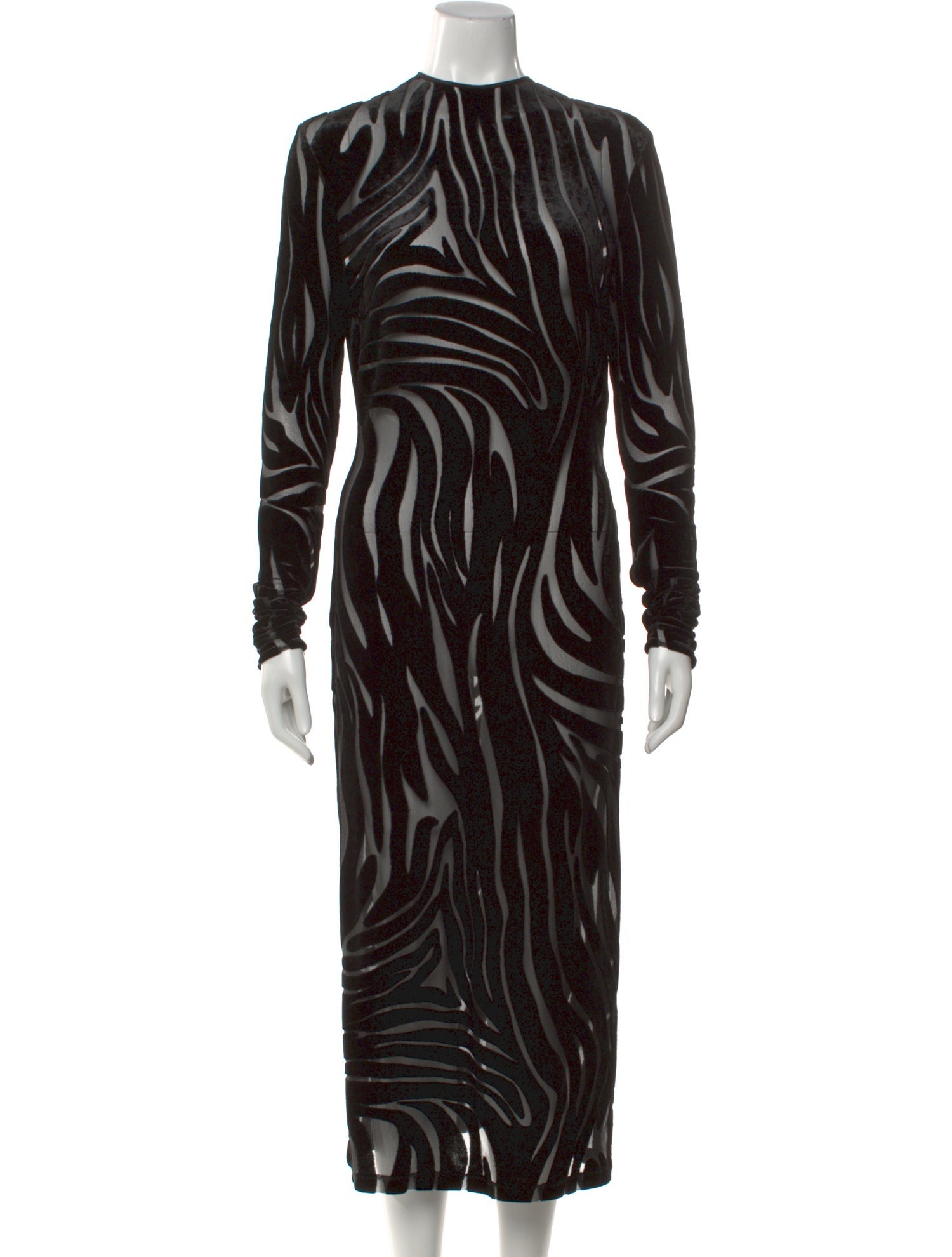 Versace Animal Print Long Dress w/ Tags
