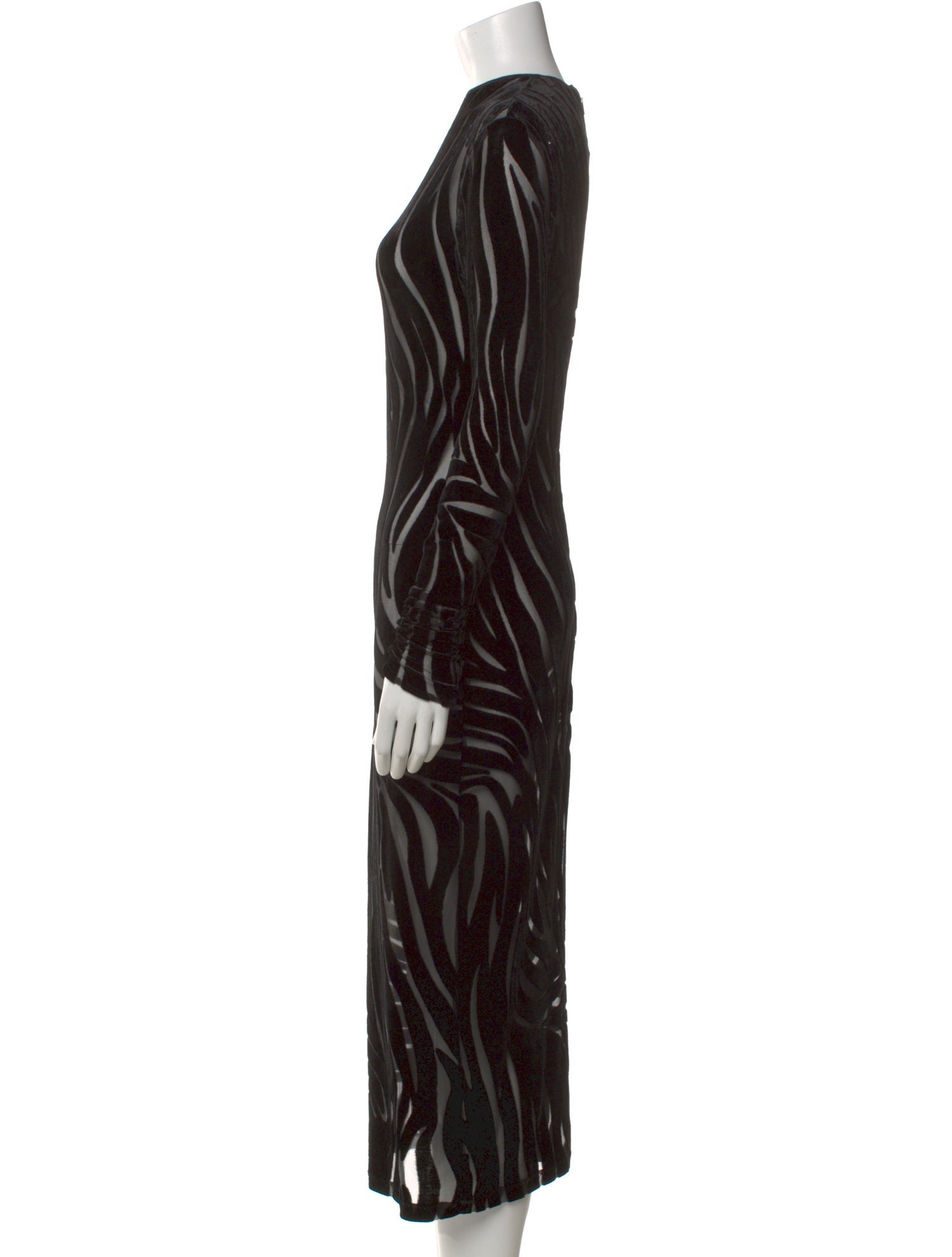 Versace Animal Print Long Dress w/ Tags