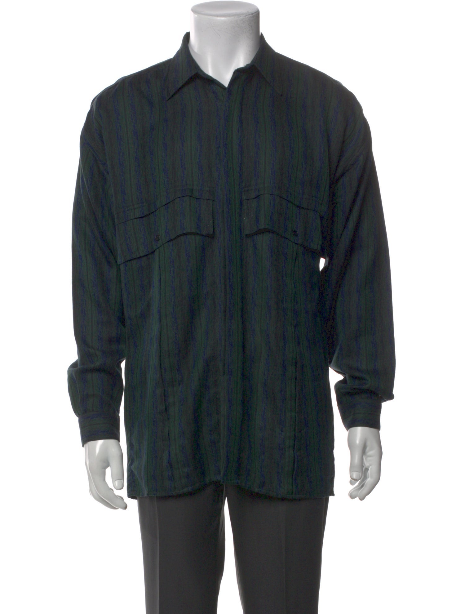Gianni Versace 1980's Long Sleeve Shirt