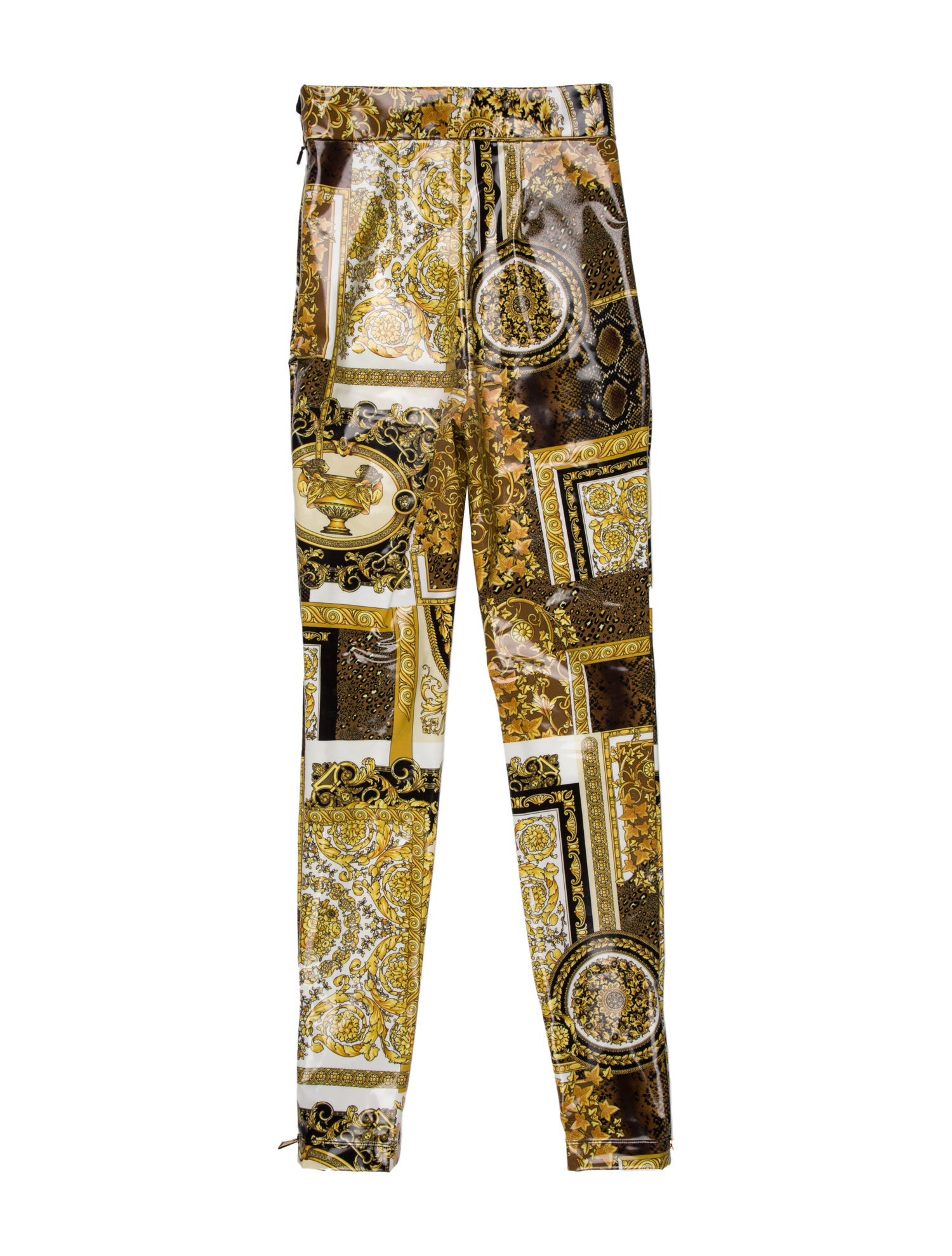 Versace Printed Skinny Leg Pants