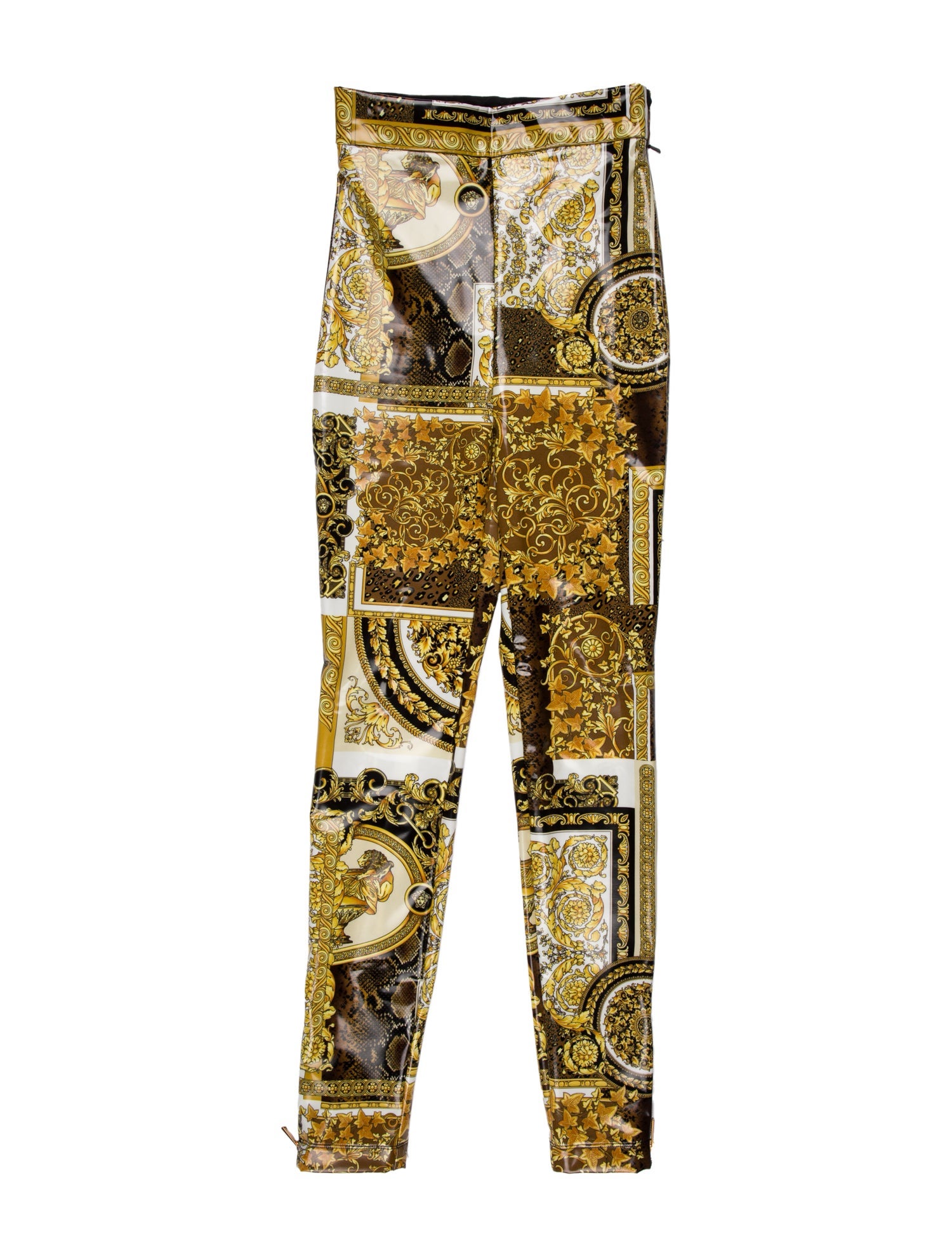Versace Printed Skinny Leg Pants