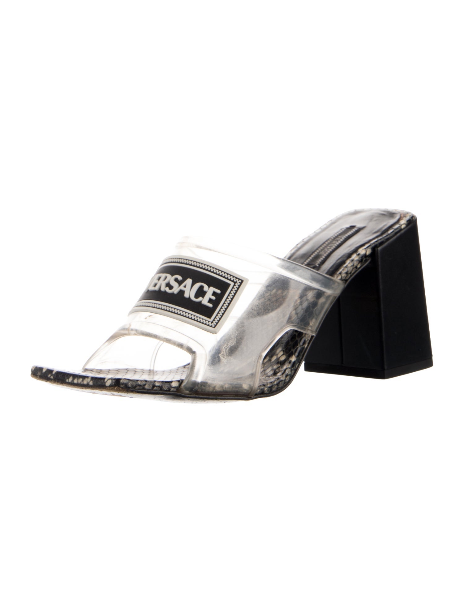 Versace Signature Logo PVC Slides