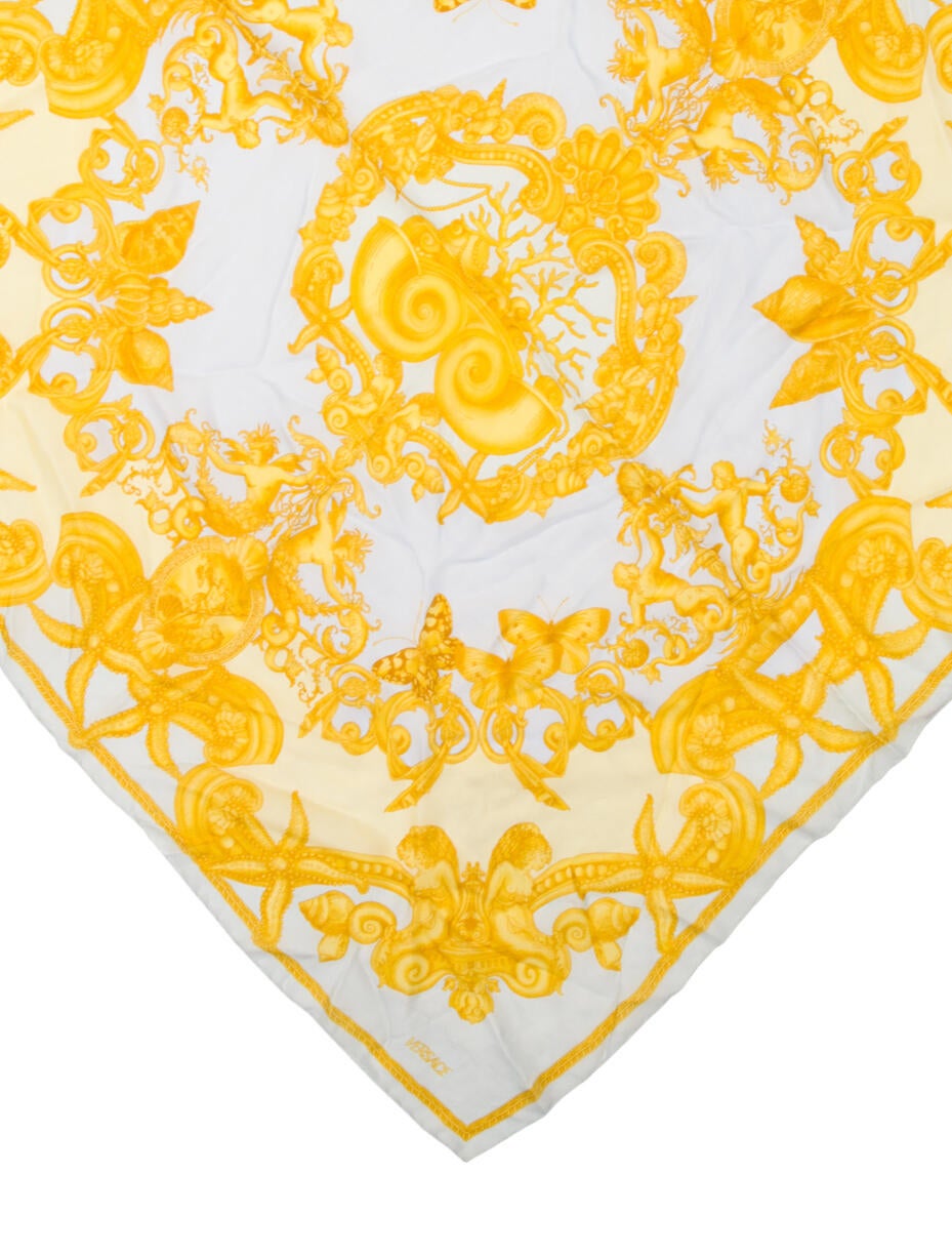 Versace Silk Printed Scarf