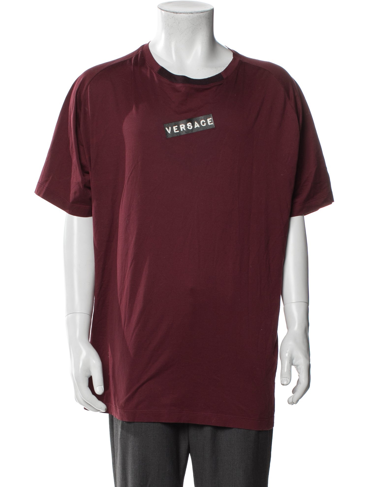 Versace Graphic Print Crew Neck T-Shirt