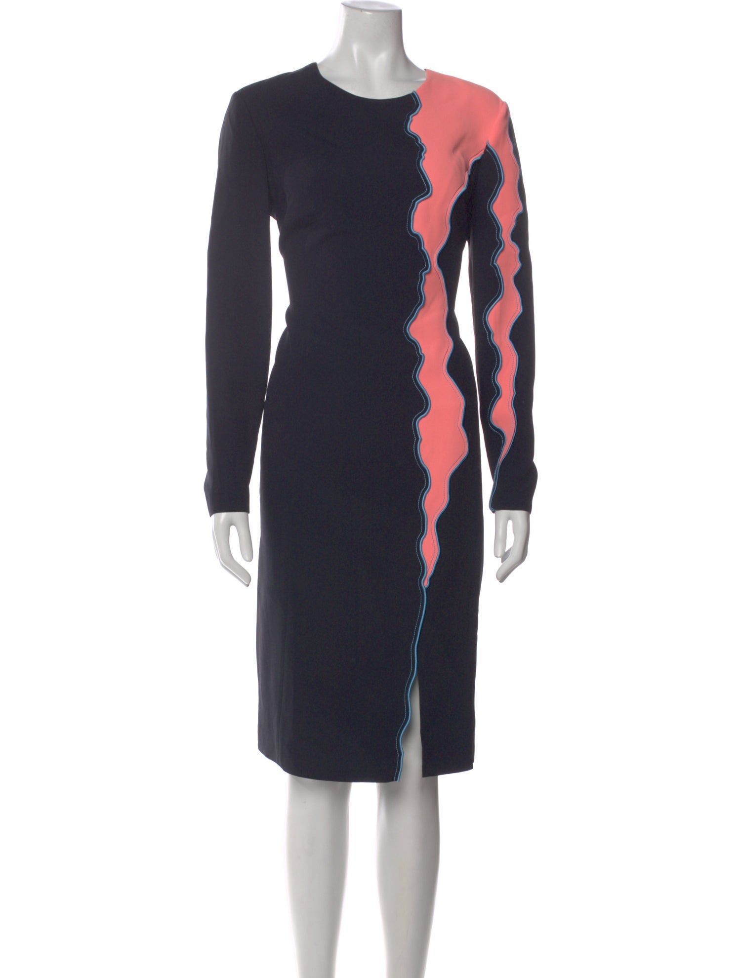 Versace Silk Knee-Length Dress