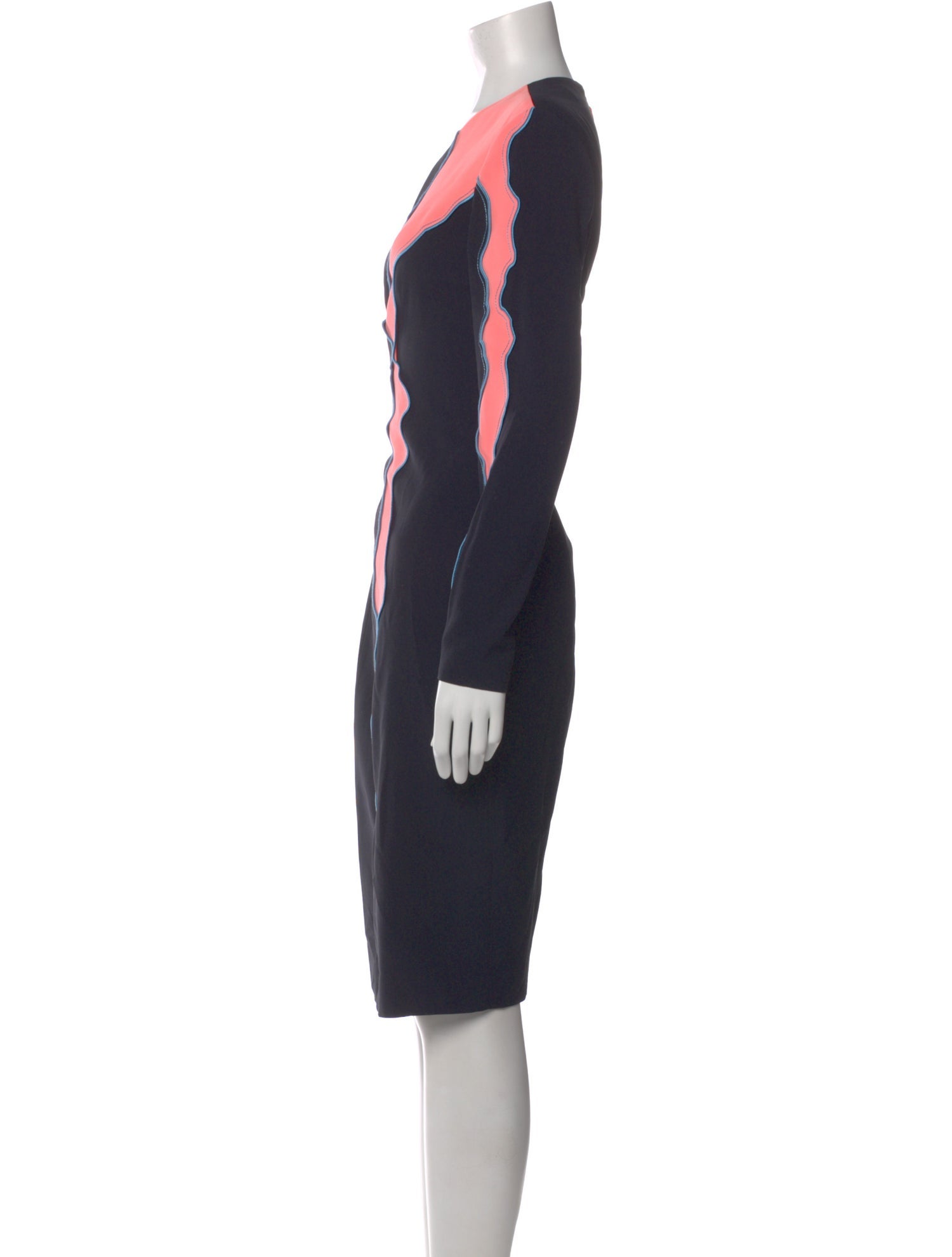 Versace Silk Knee-Length Dress