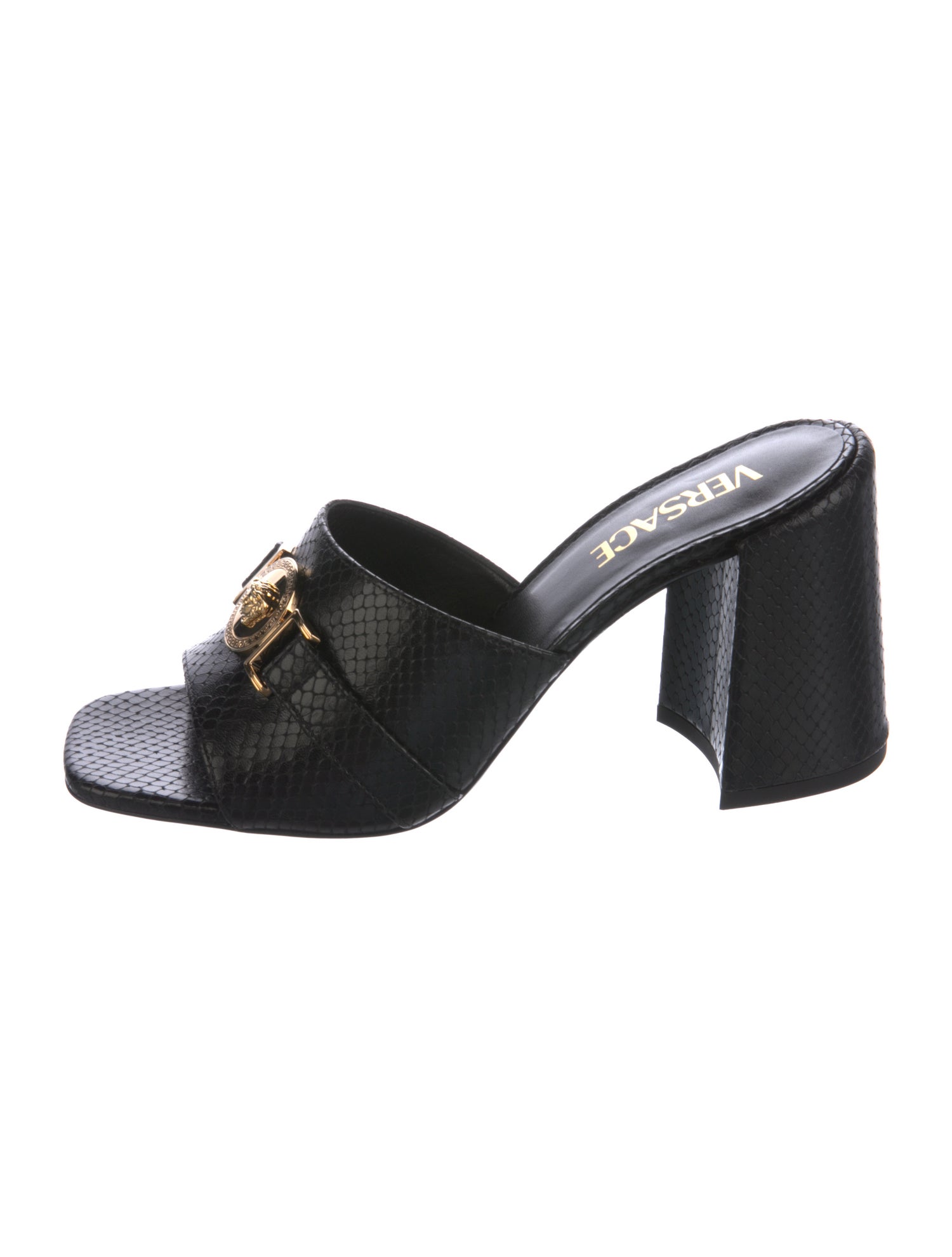 Versace Leather Slides