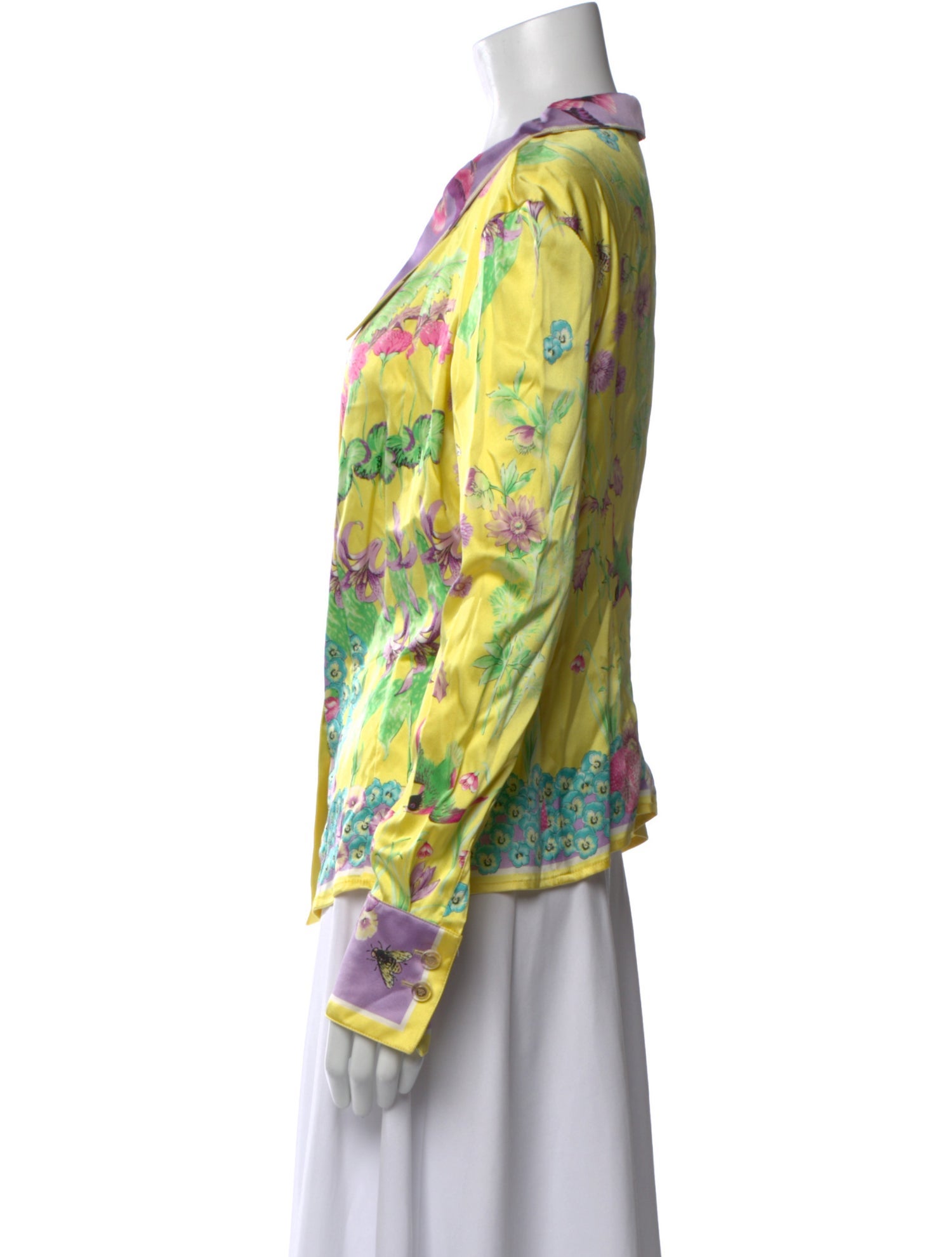 Versace Vintage 2000's Button-Up Top