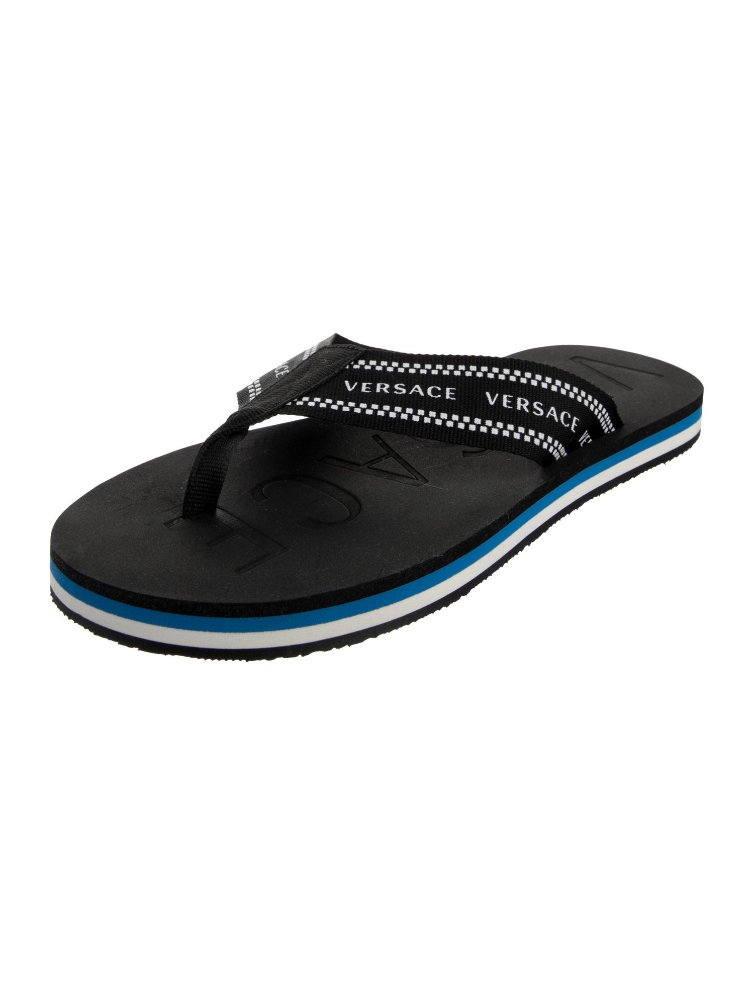 Versace Printed Flip Flops