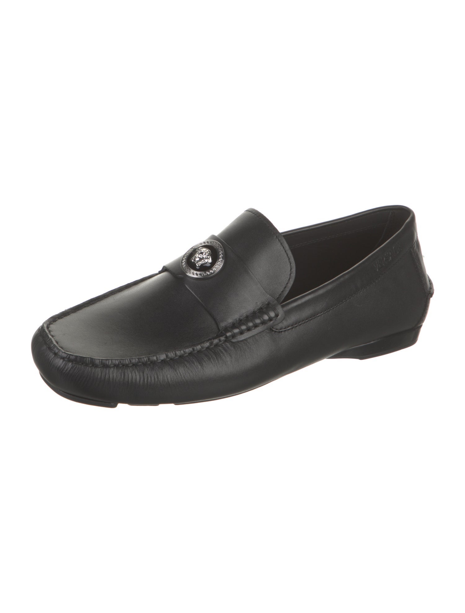 Versace Leather Loafers