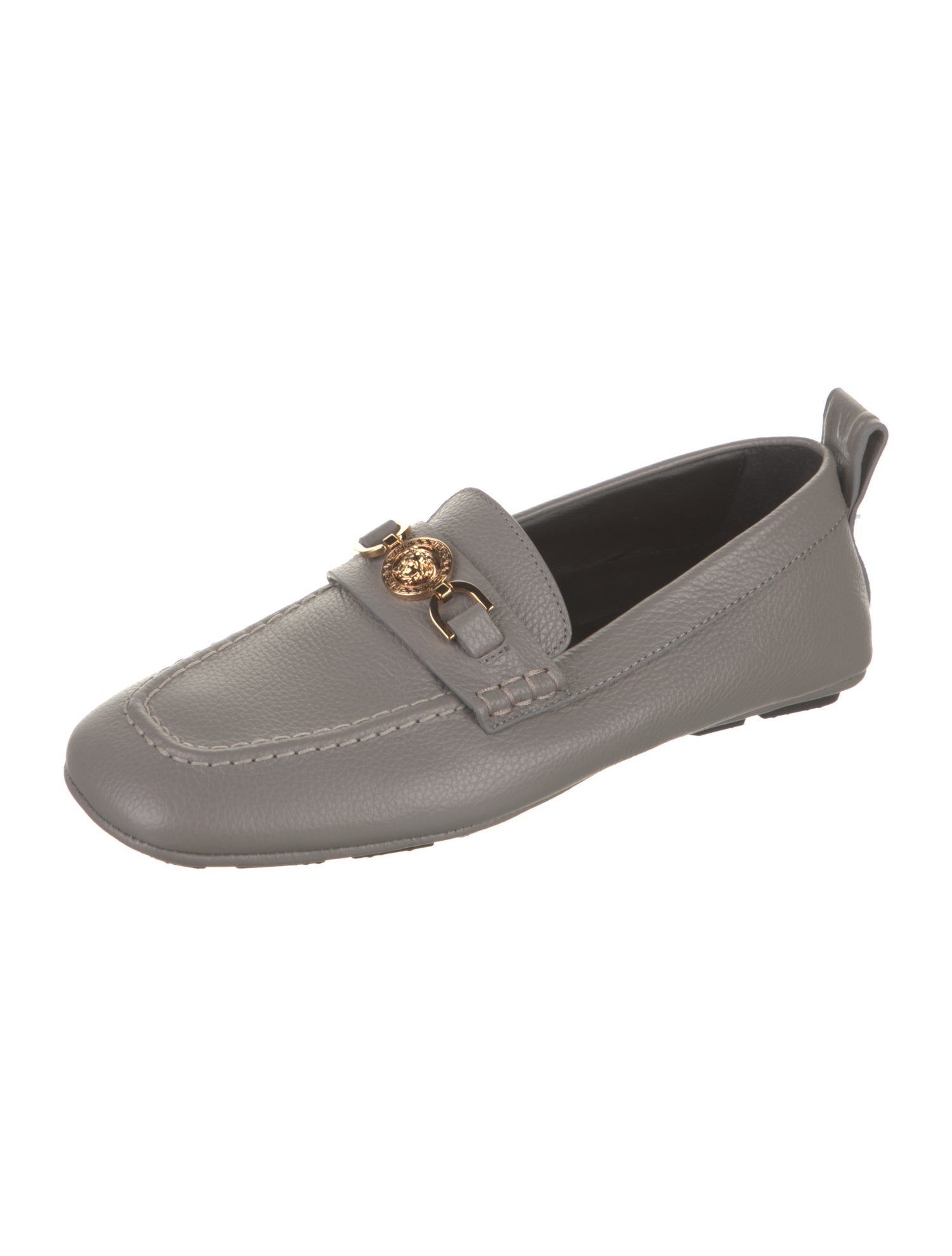 Versace Leather Loafers
