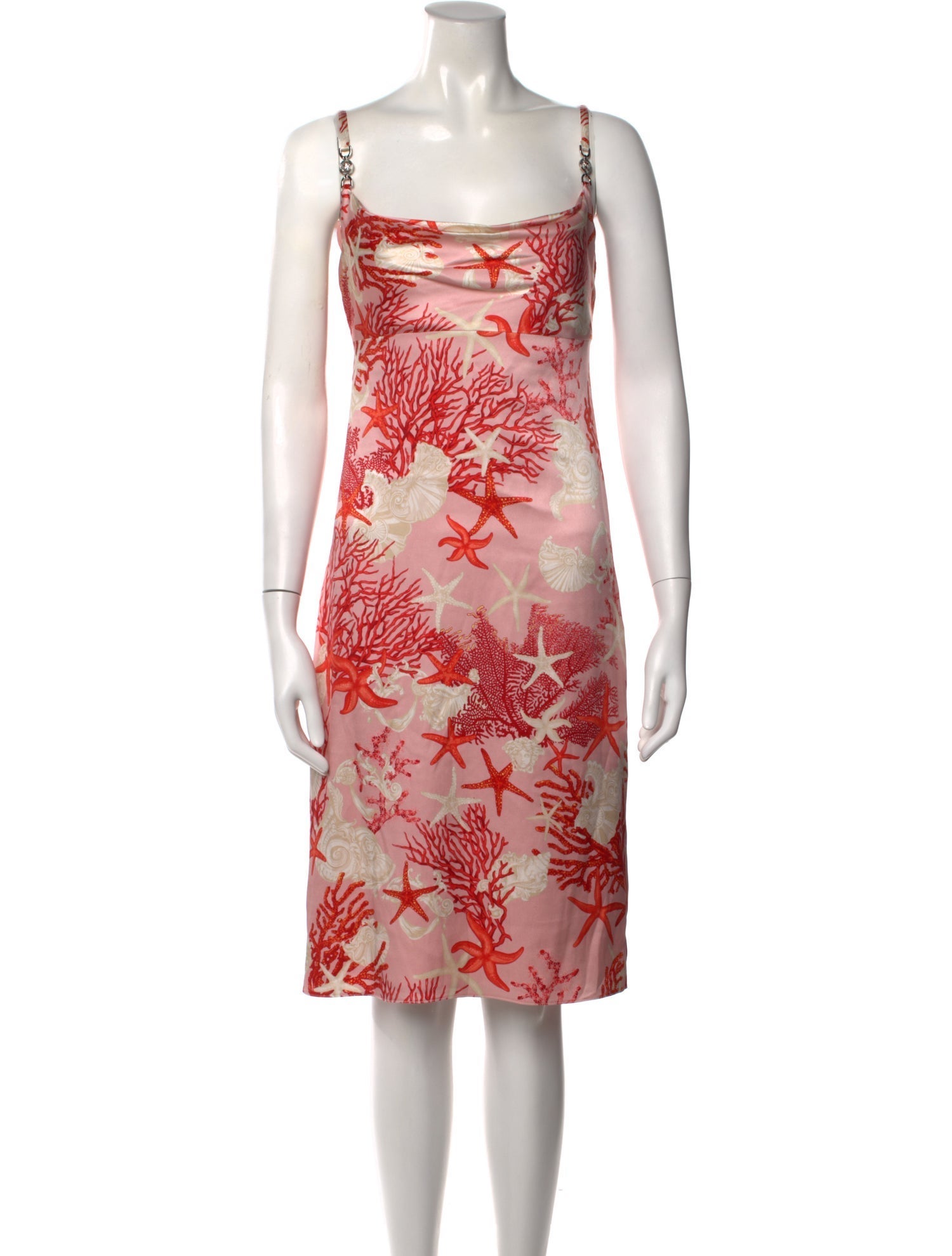 Versace Animal Print Knee-Length Dress w/ Tags