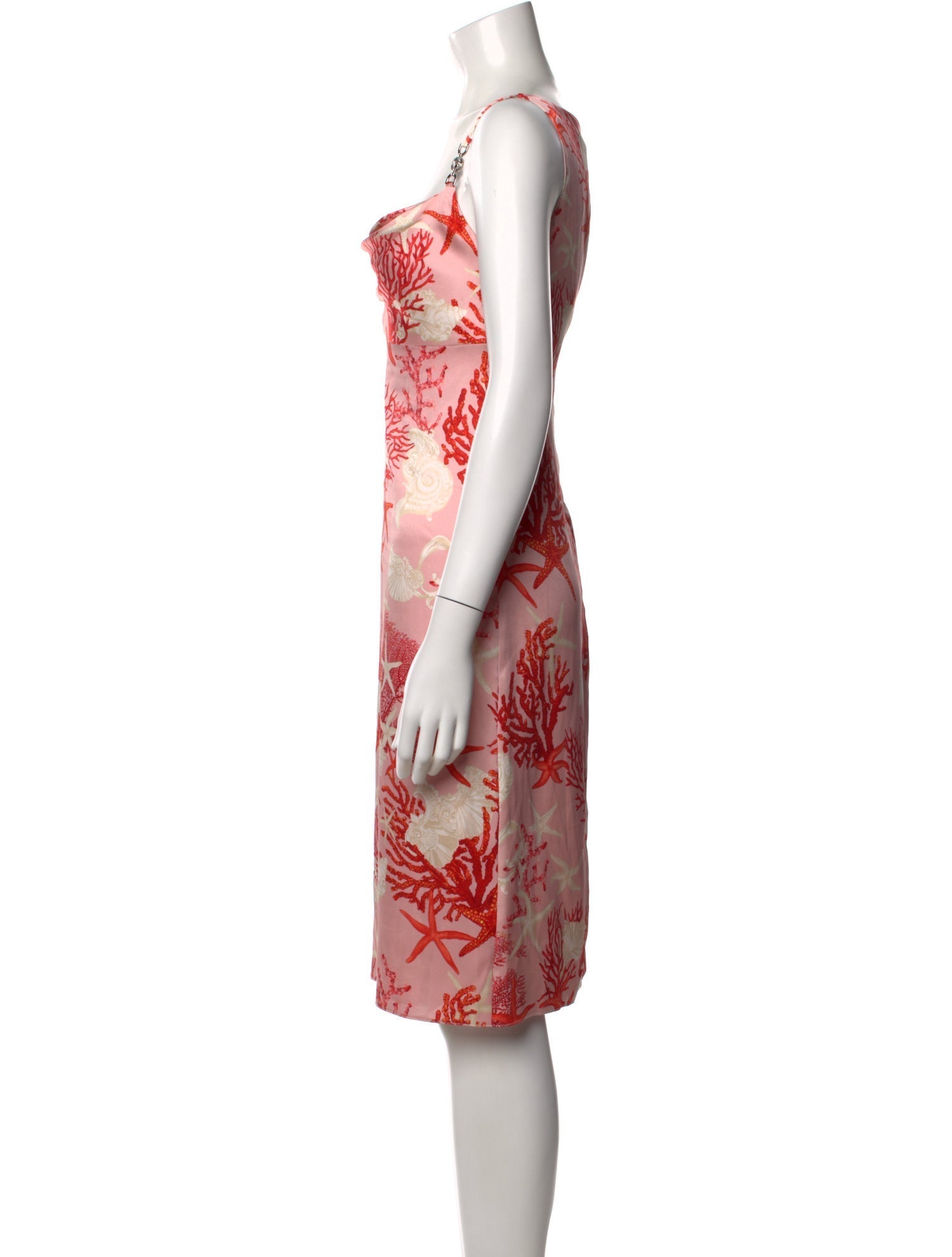 Versace Animal Print Knee-Length Dress w/ Tags