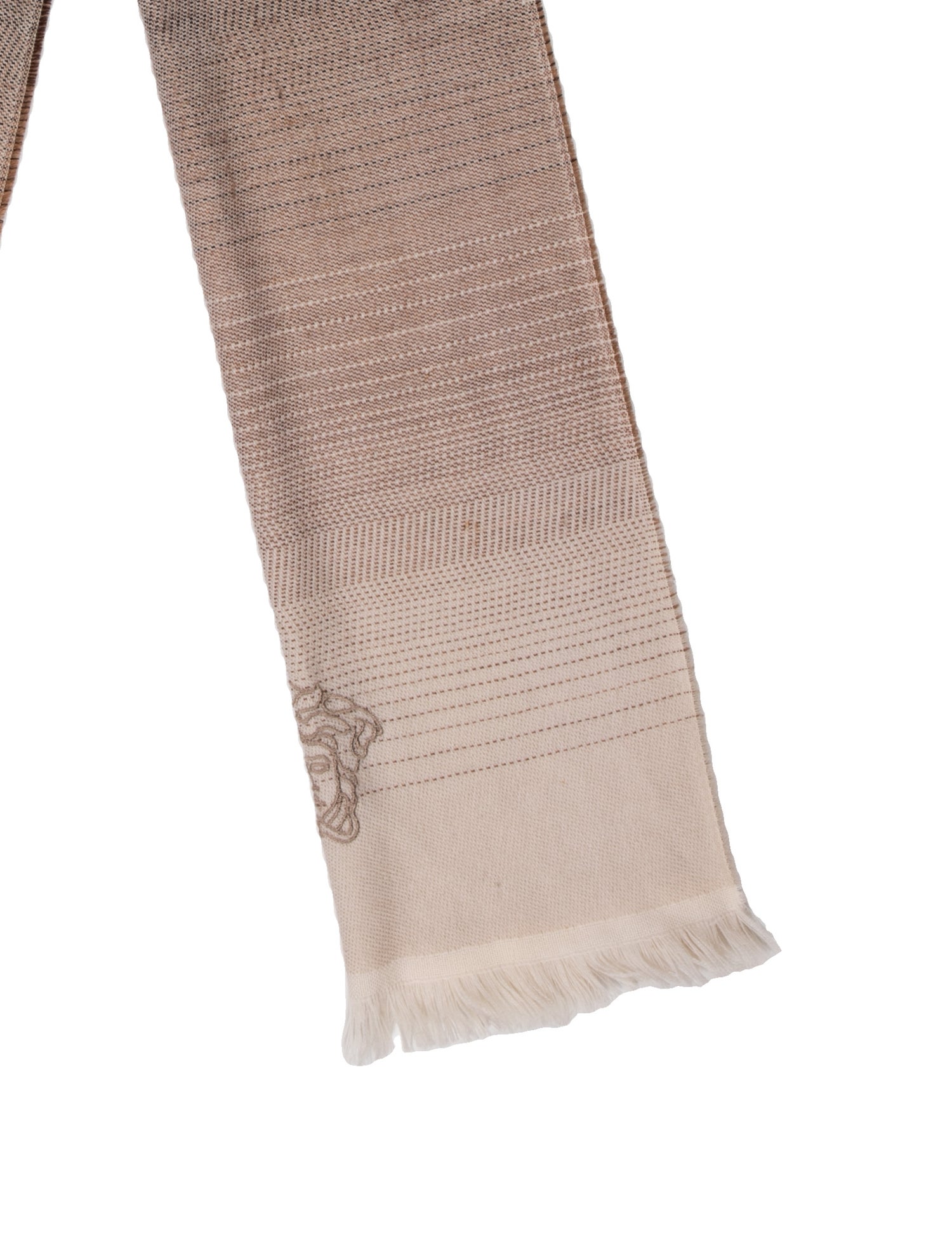 Versace Wool Printed Scarf