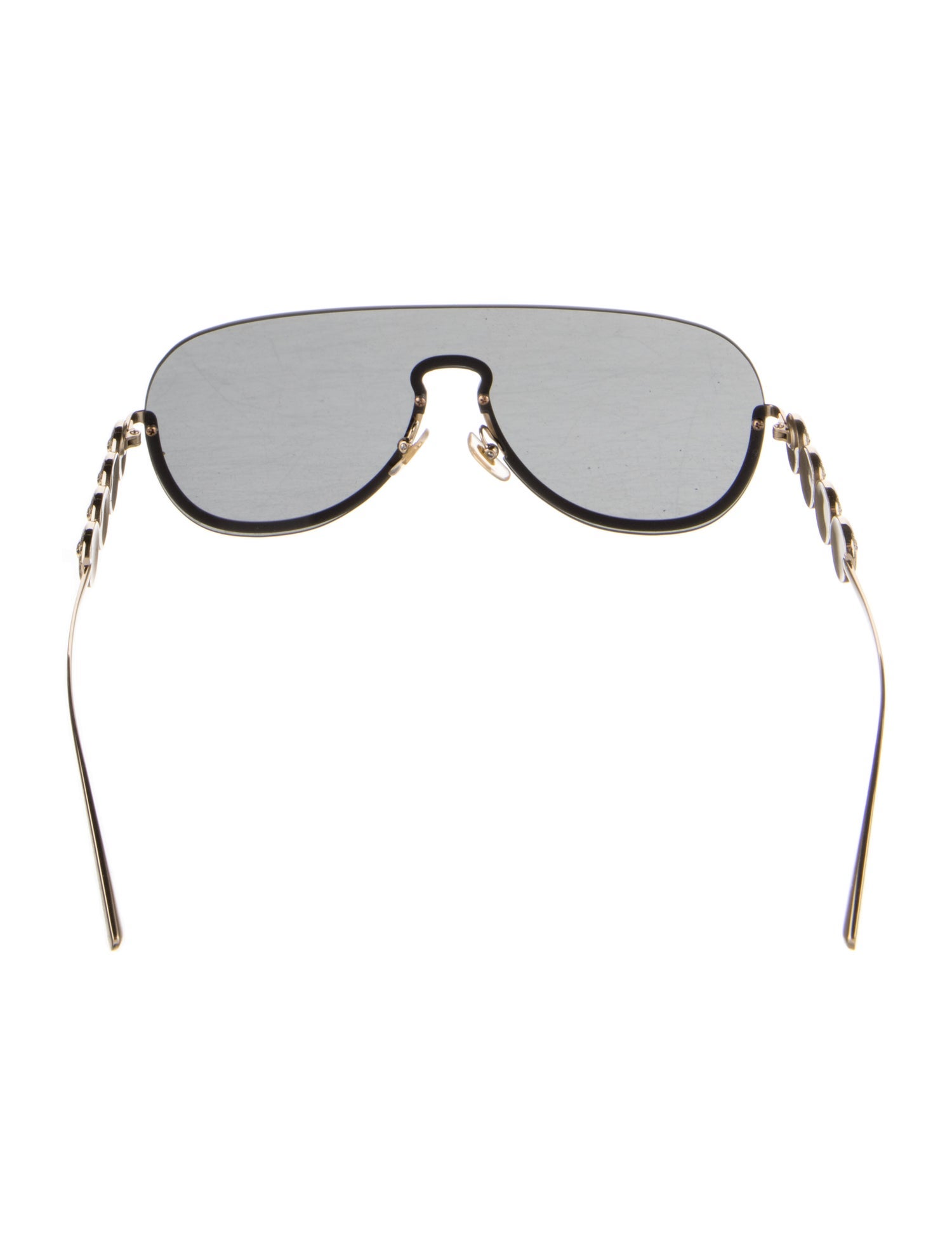 Versace Medusa Insignia Shield Sunglasses