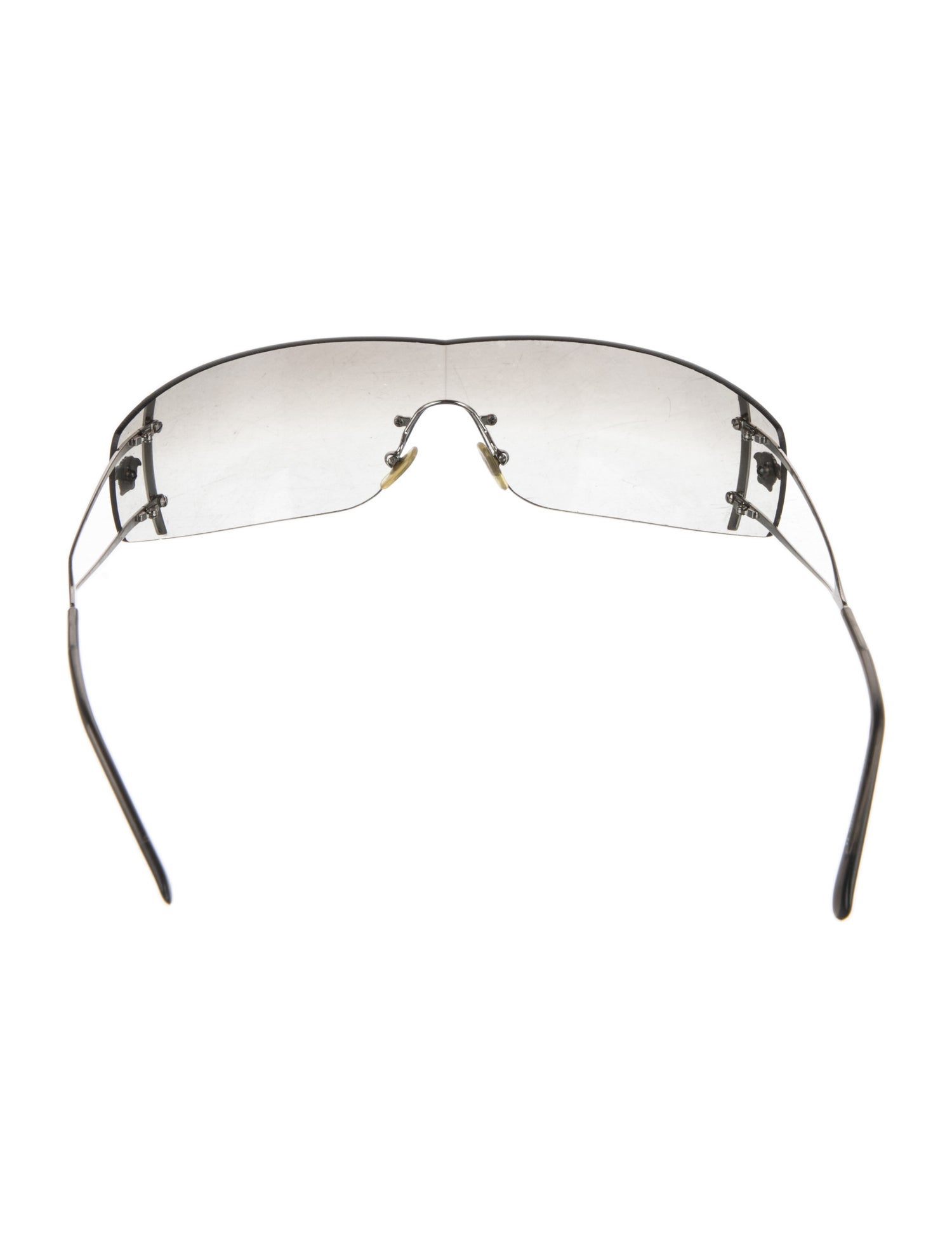 Versace Shield Mirrored Sunglasses