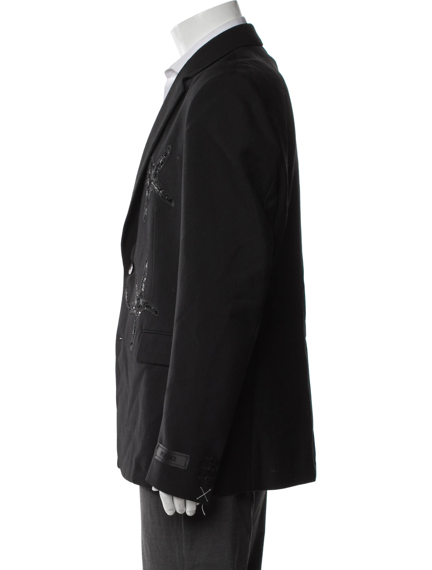 Versace Wool Patterned Sport Coat