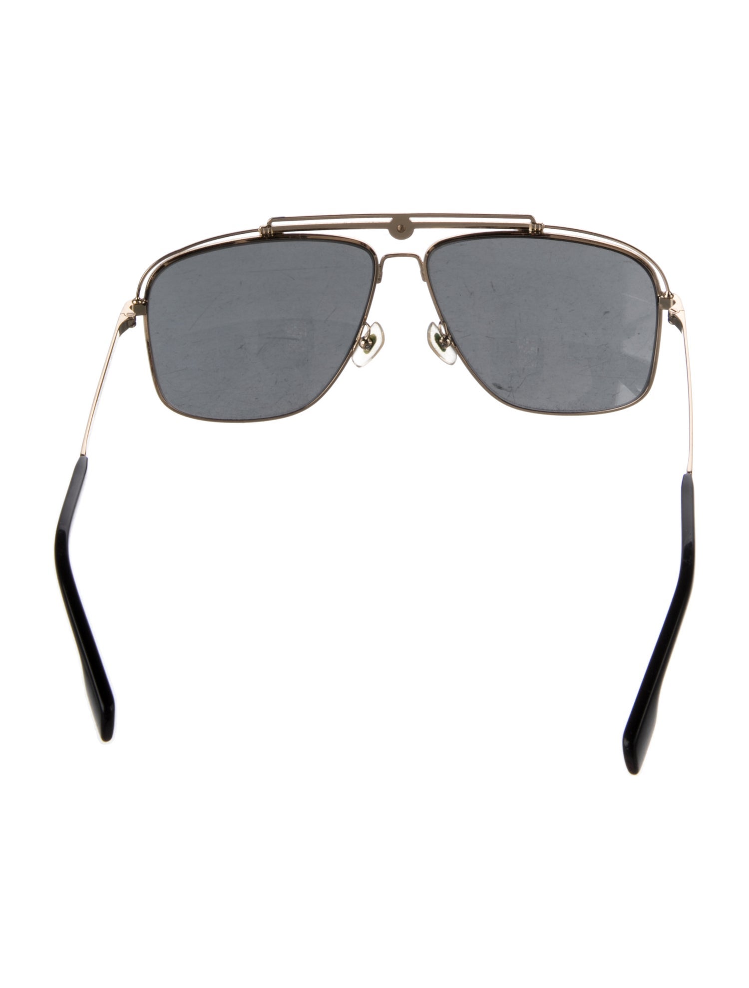 Versace Medusa Insignia Aviator Sunglasses