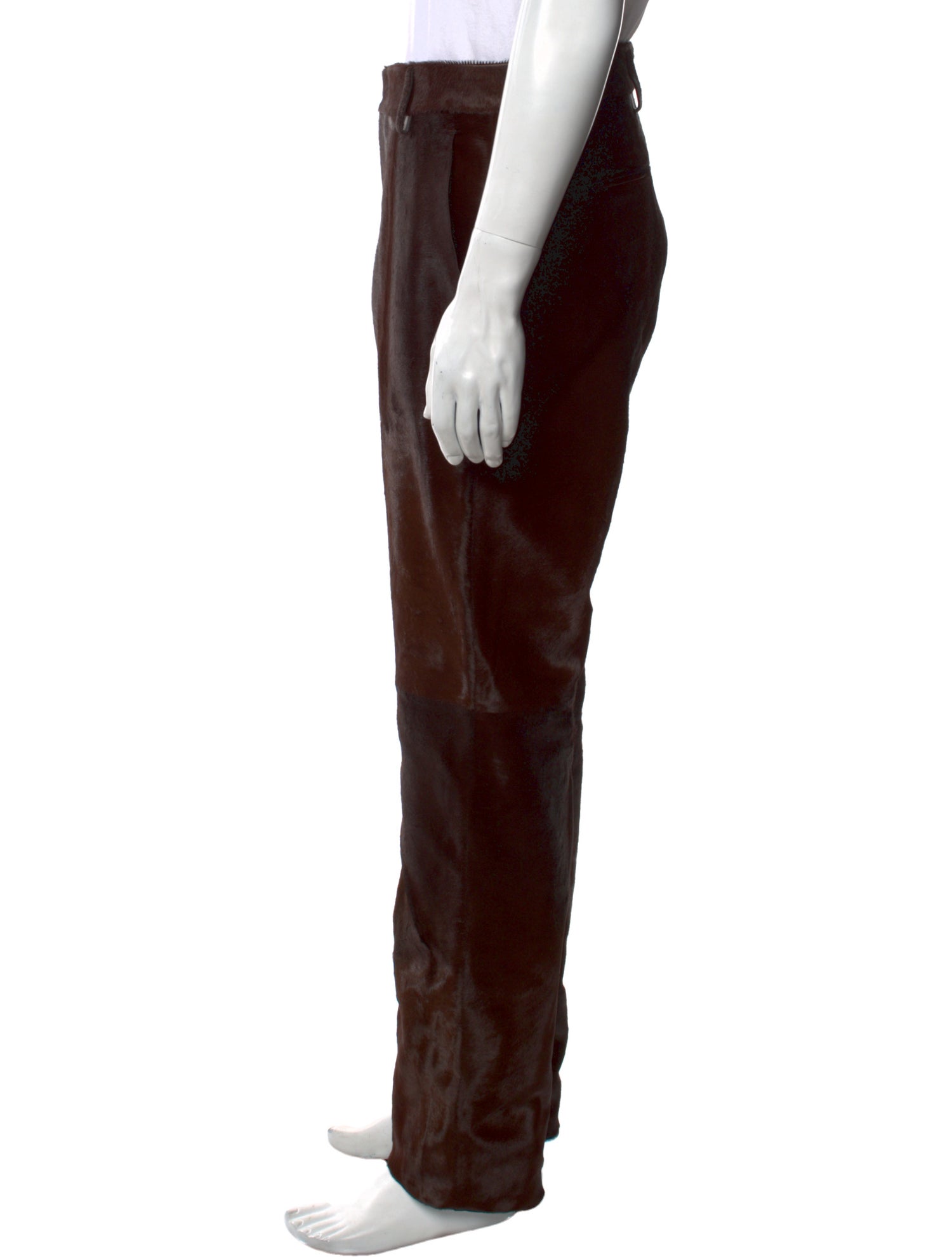 Versace Calf Leather Pants
