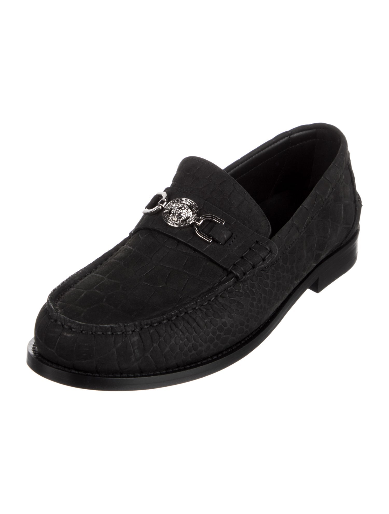 Versace Leather Dress Loafers w/ Tags