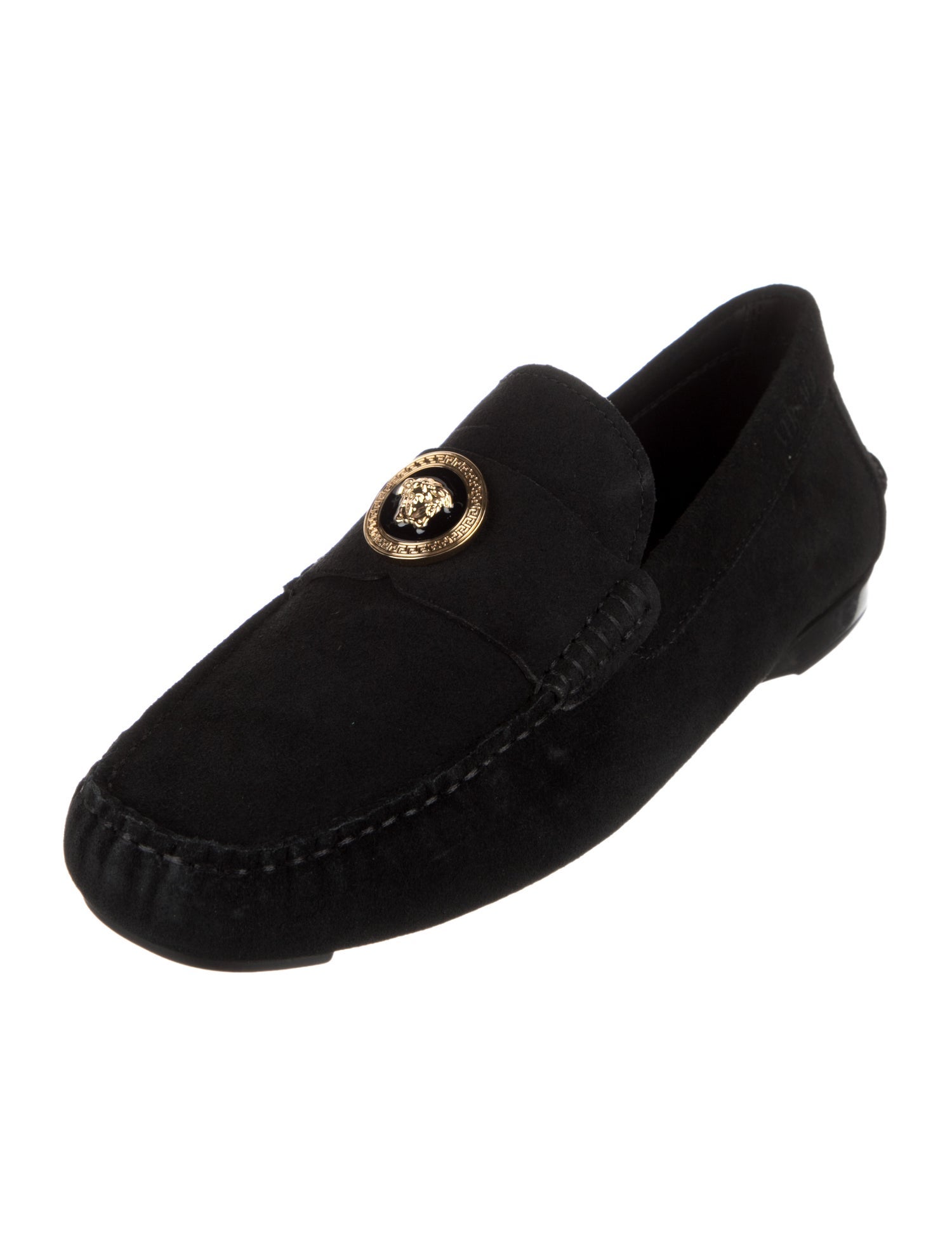 Versace Suede Dress Loafers w/ Tags