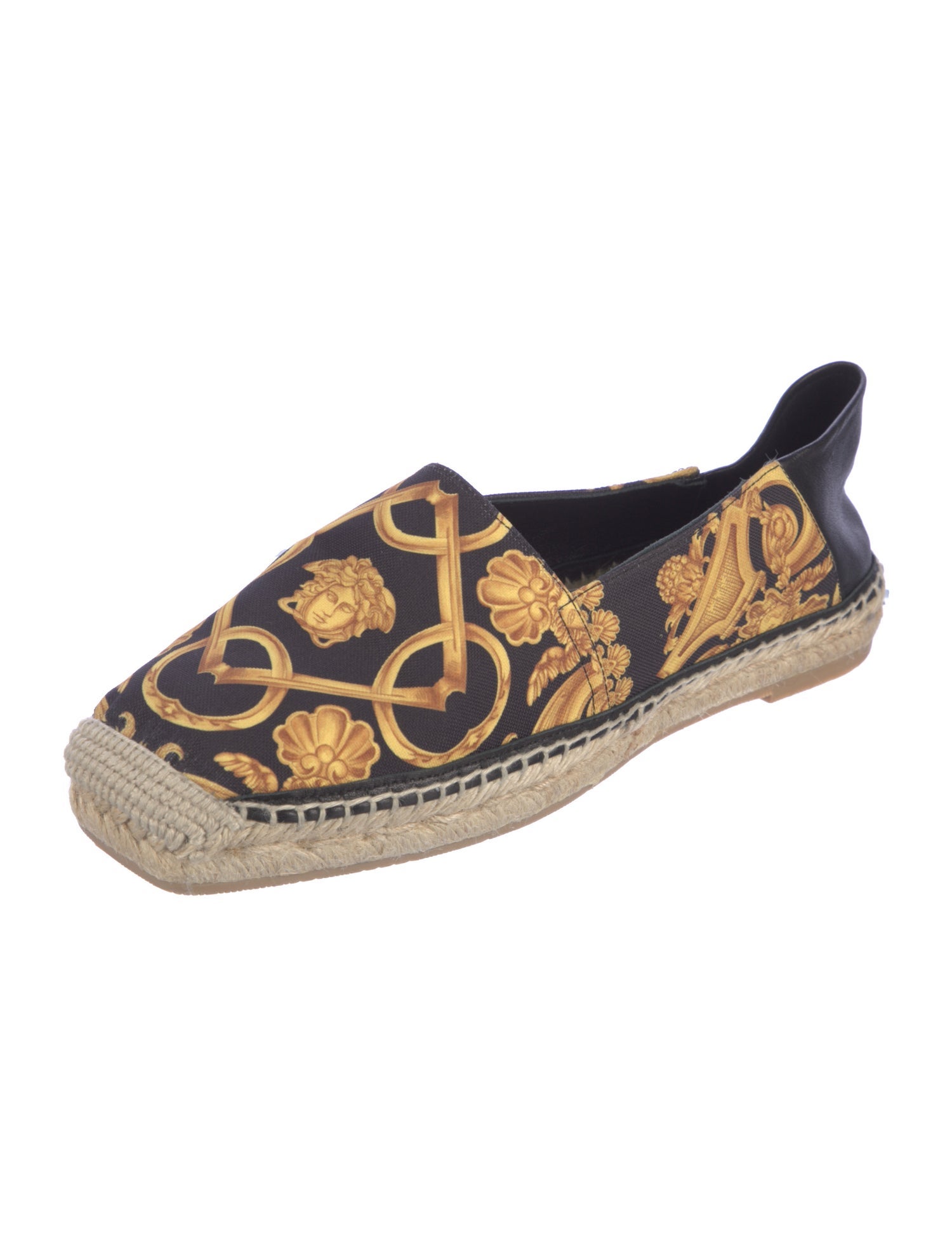 Versace Canvas Printed Espadrilles