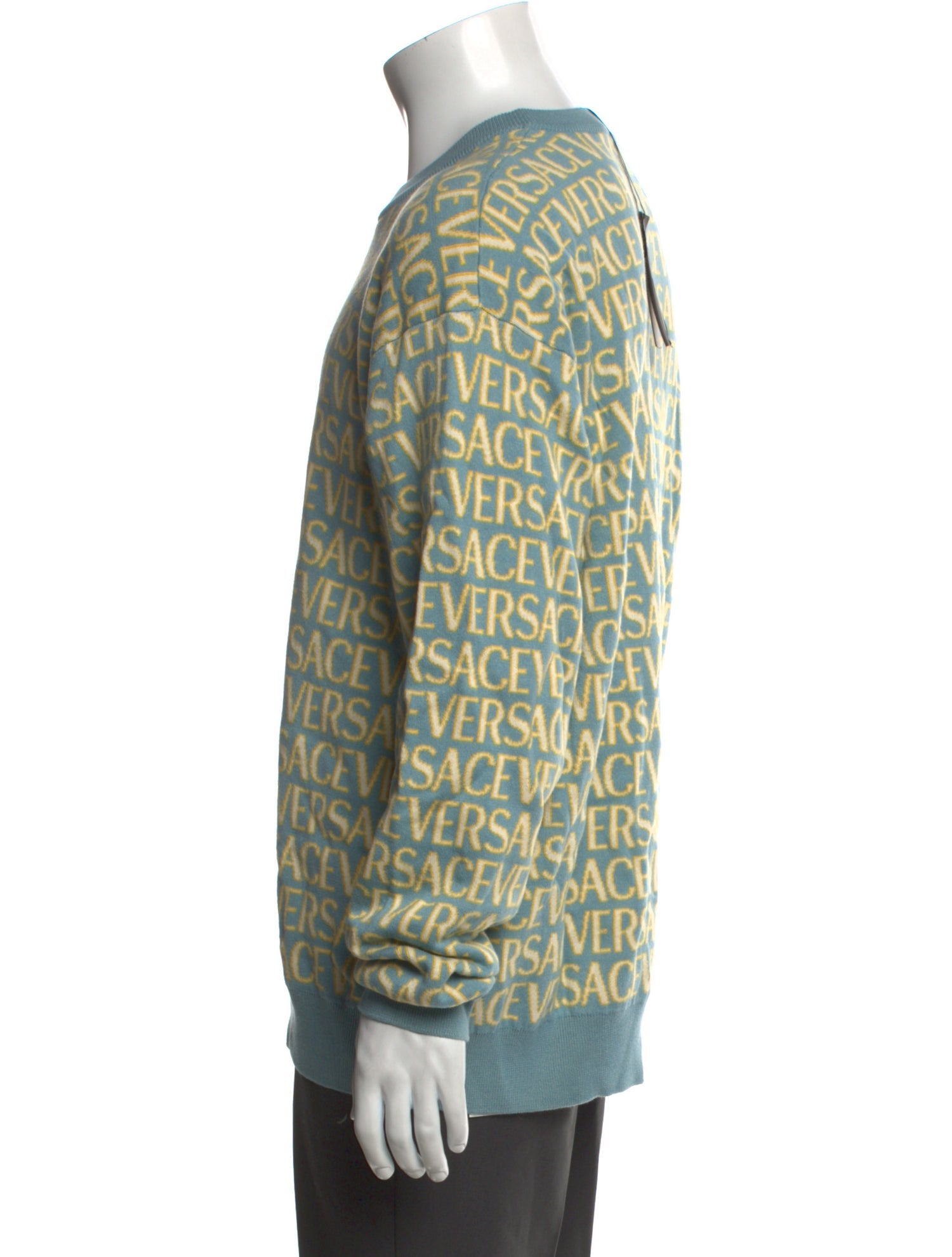 Versace Graphic Print Crew Neck Pullover w/ Tags