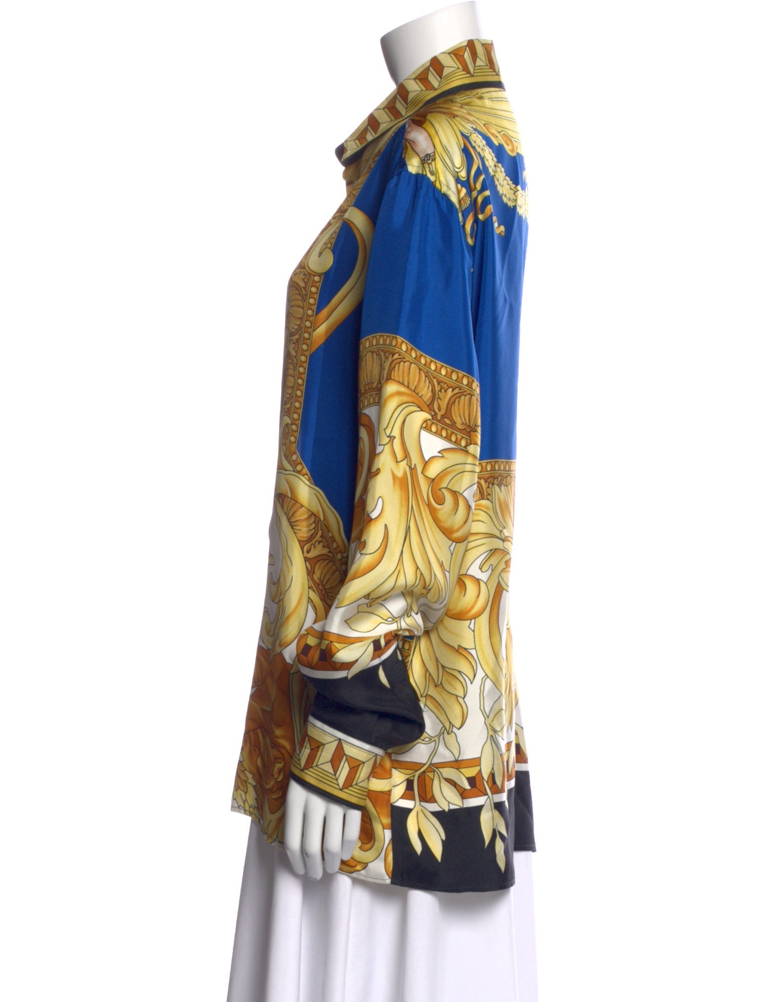 Versace Silk Printed Shirt