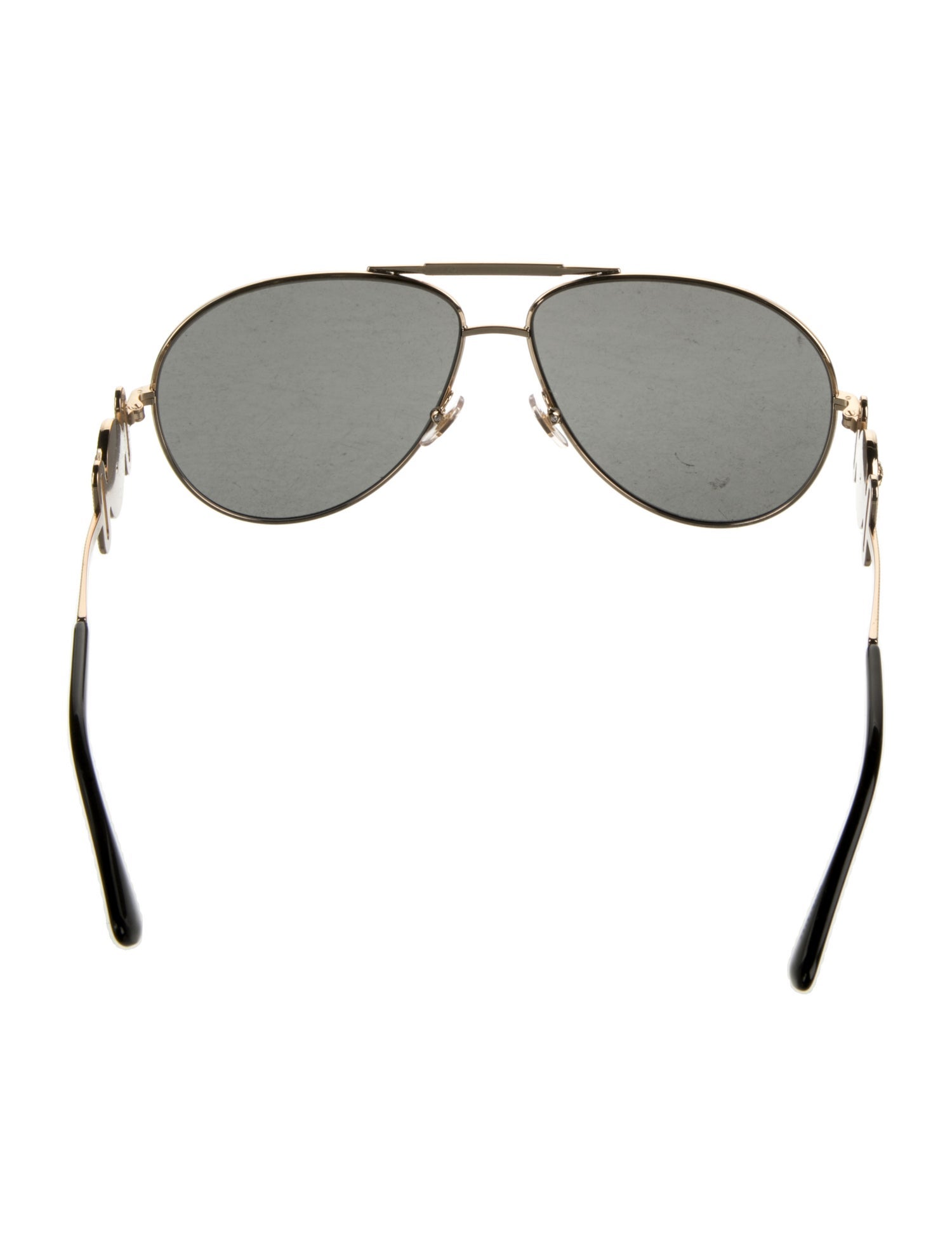 Versace Medusa Insignia Aviator Sunglasses