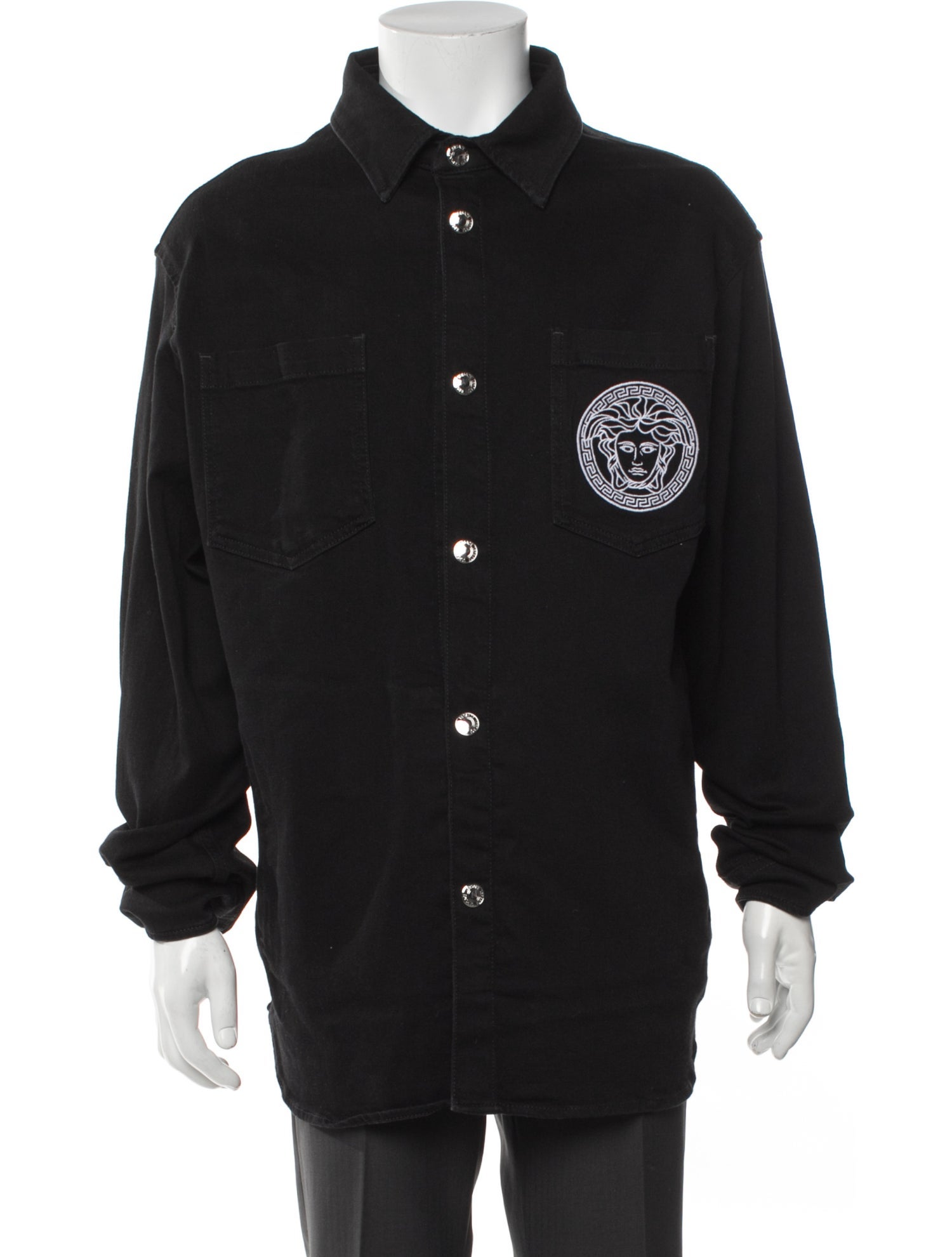 Fendi Zucca FF Logo Windbreaker - Black Outerwear, Clothing