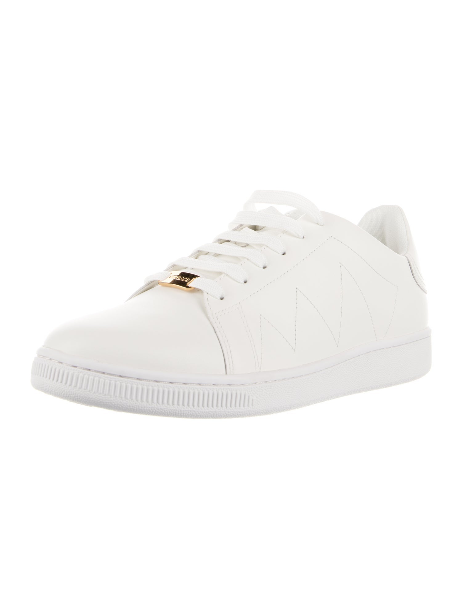 Versace Medusa Insignia Leather Sneakers