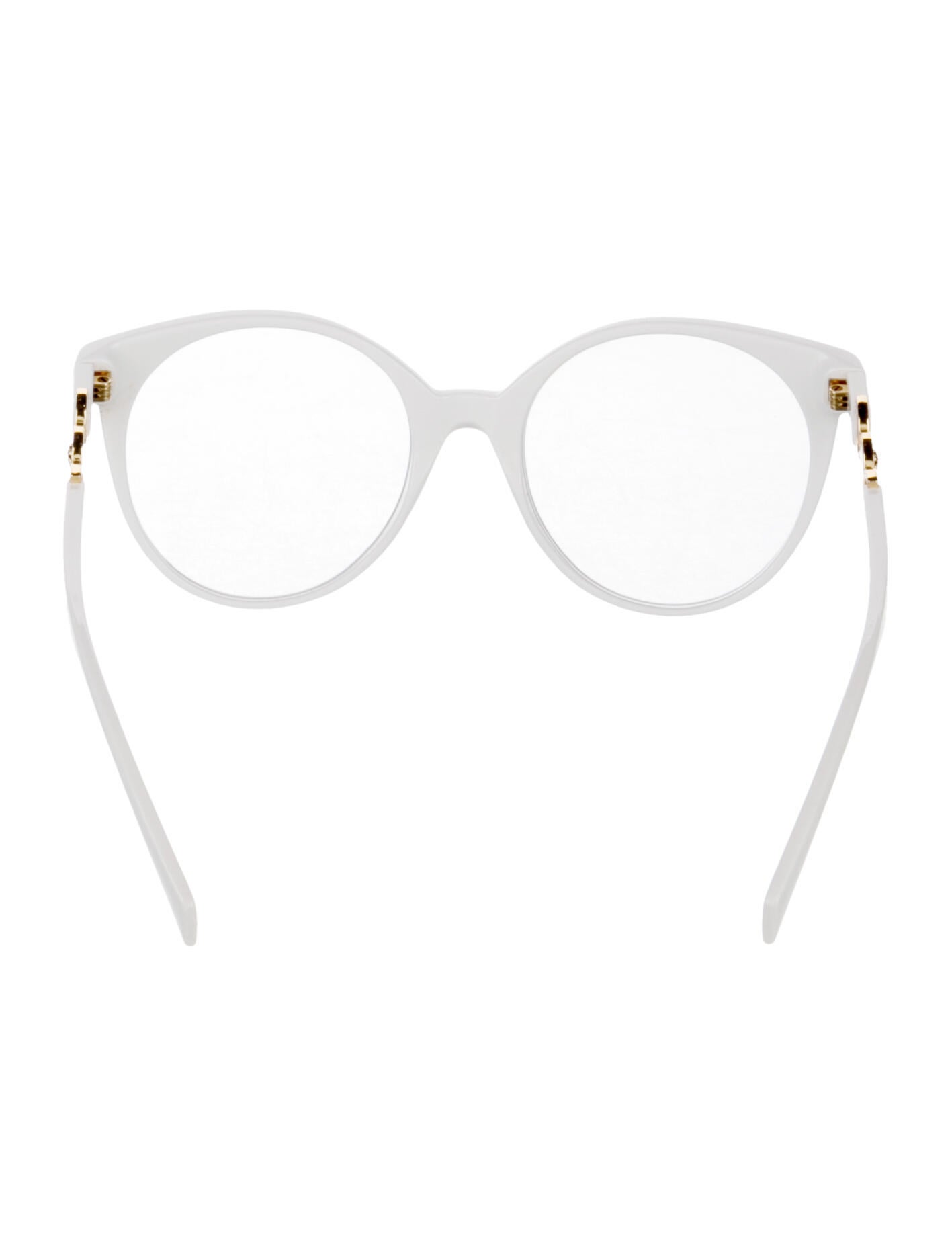 Versace Medusa Insignia Round Eyeglasses