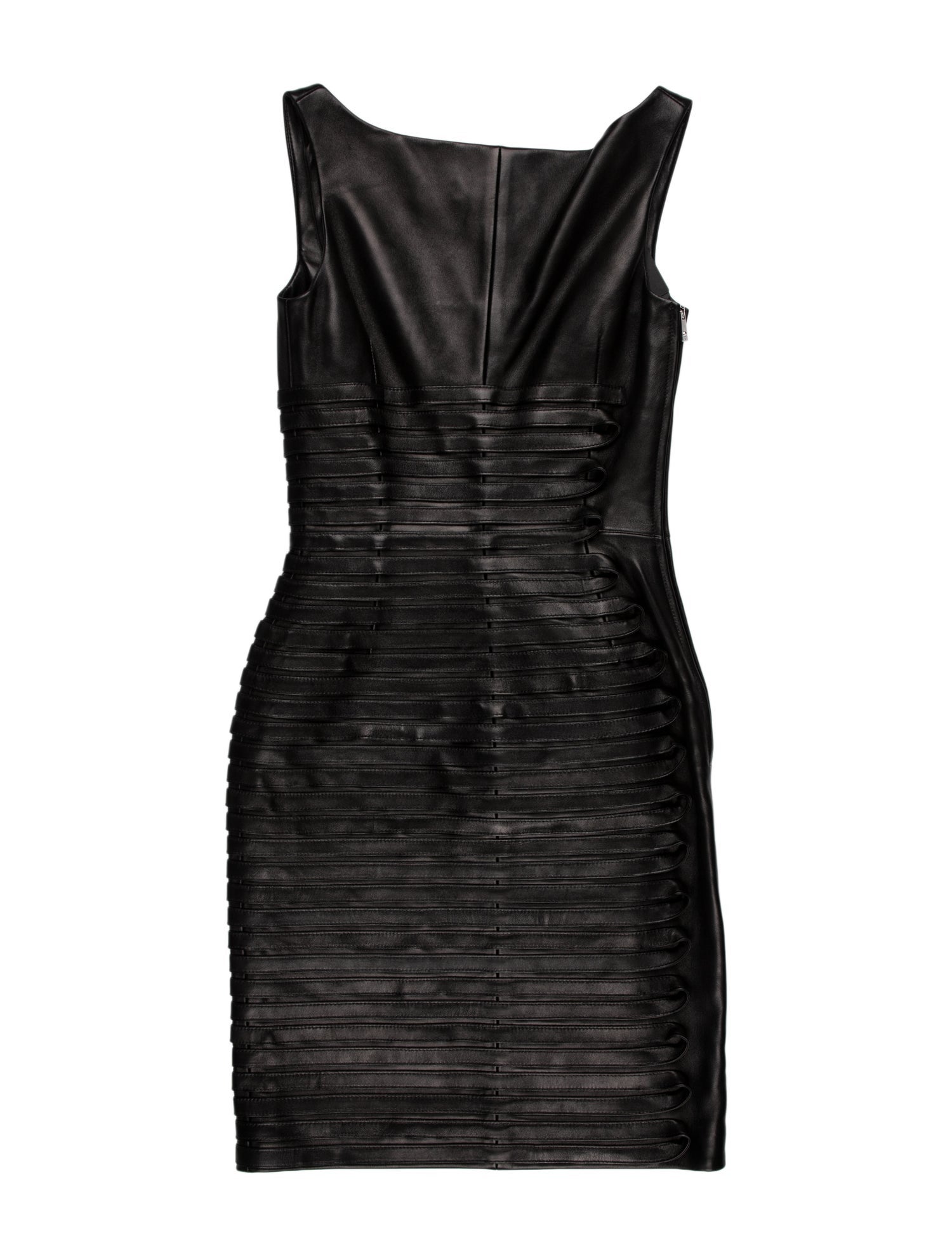 Versace Lambskin Mini Dress w/ Tags