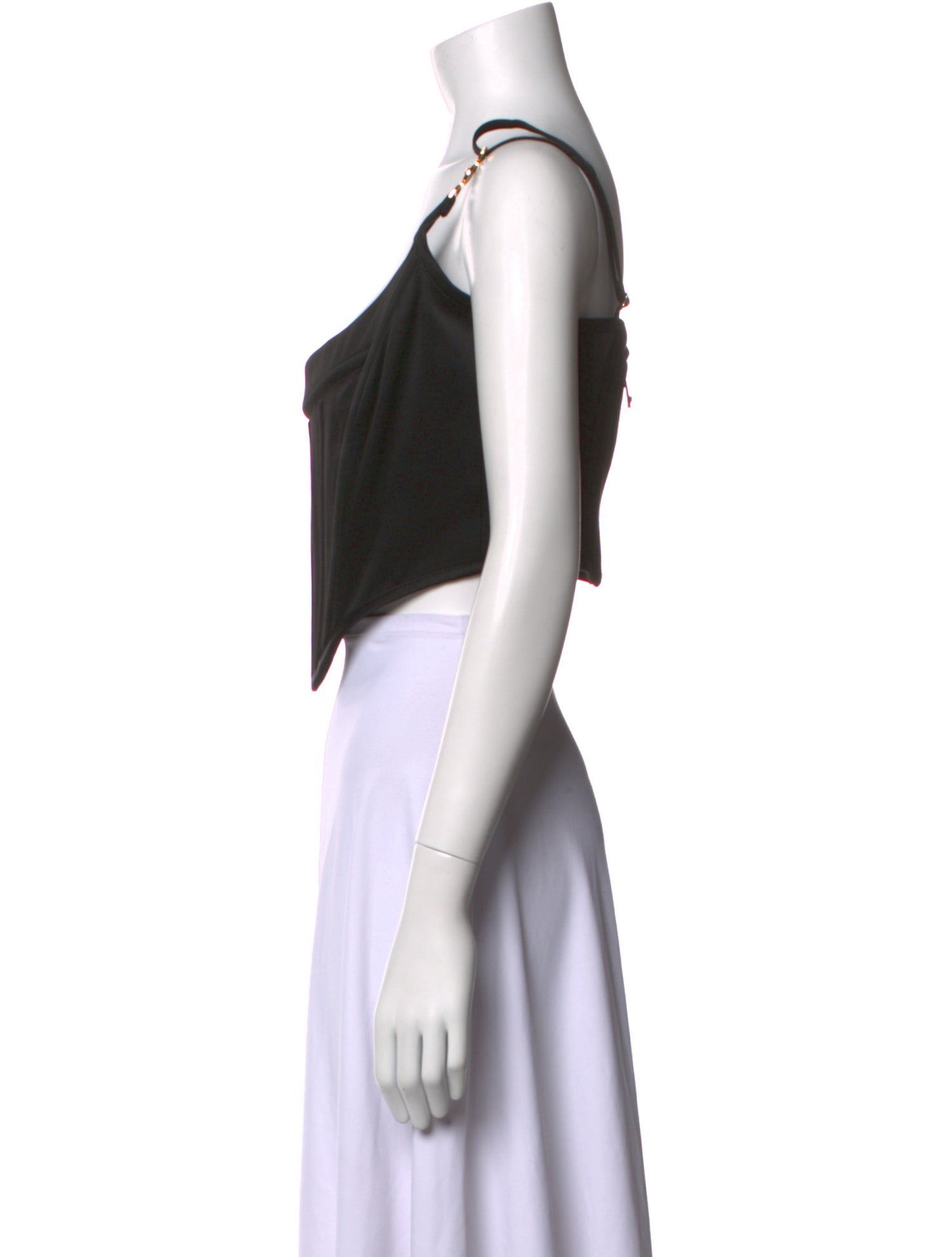 Versace Square Neckline Sleeveless Top