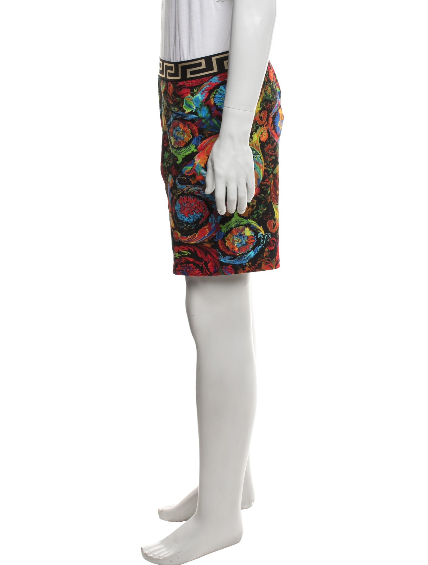 Versace Cotton All Over Print Shorts w/Tags