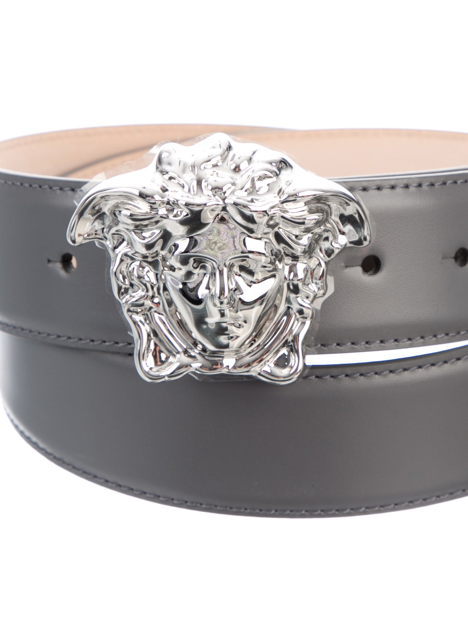 Versace Medusa Insignia Leather Waist Belt w/ Tags