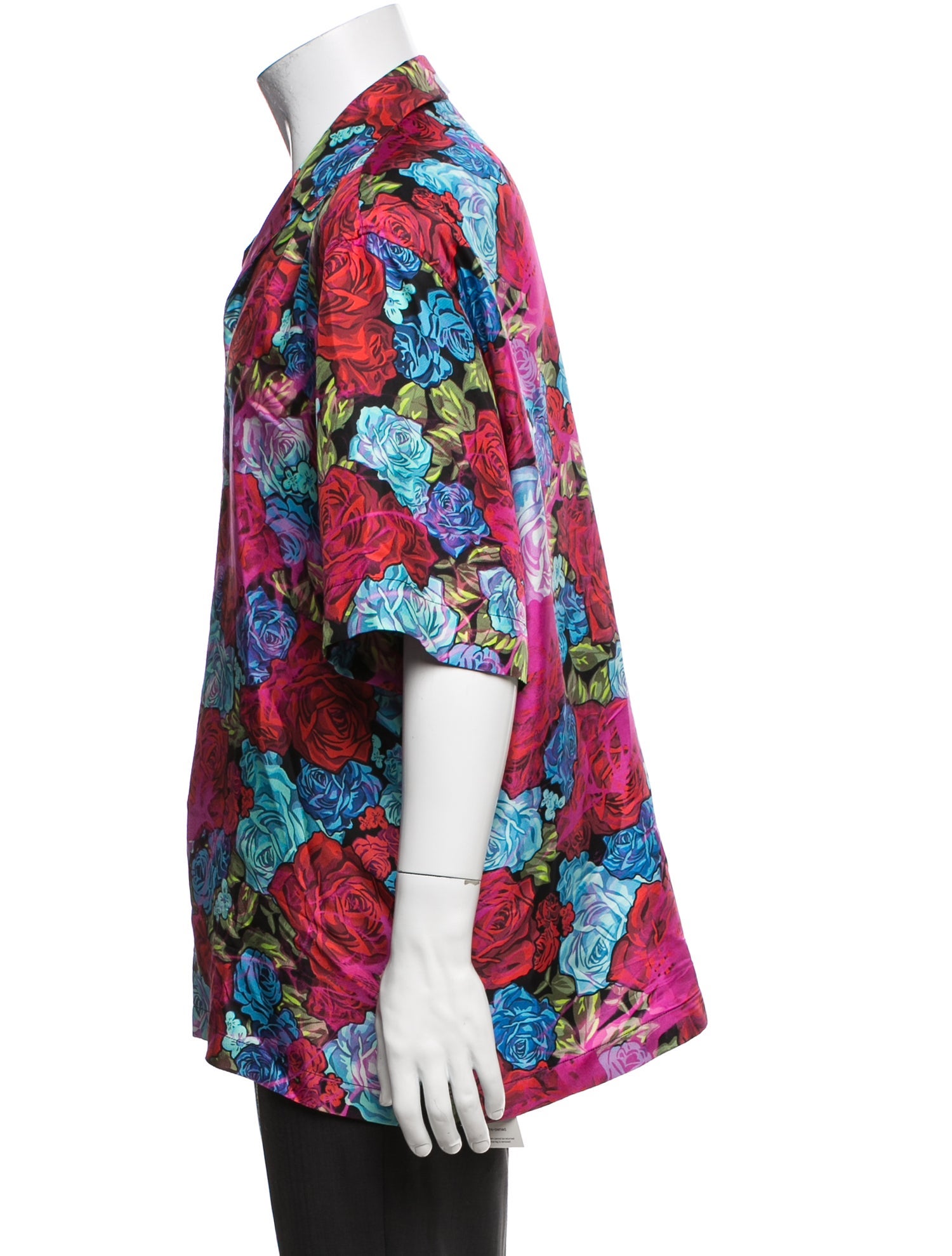 Versace Barocco Print Silk Shirt