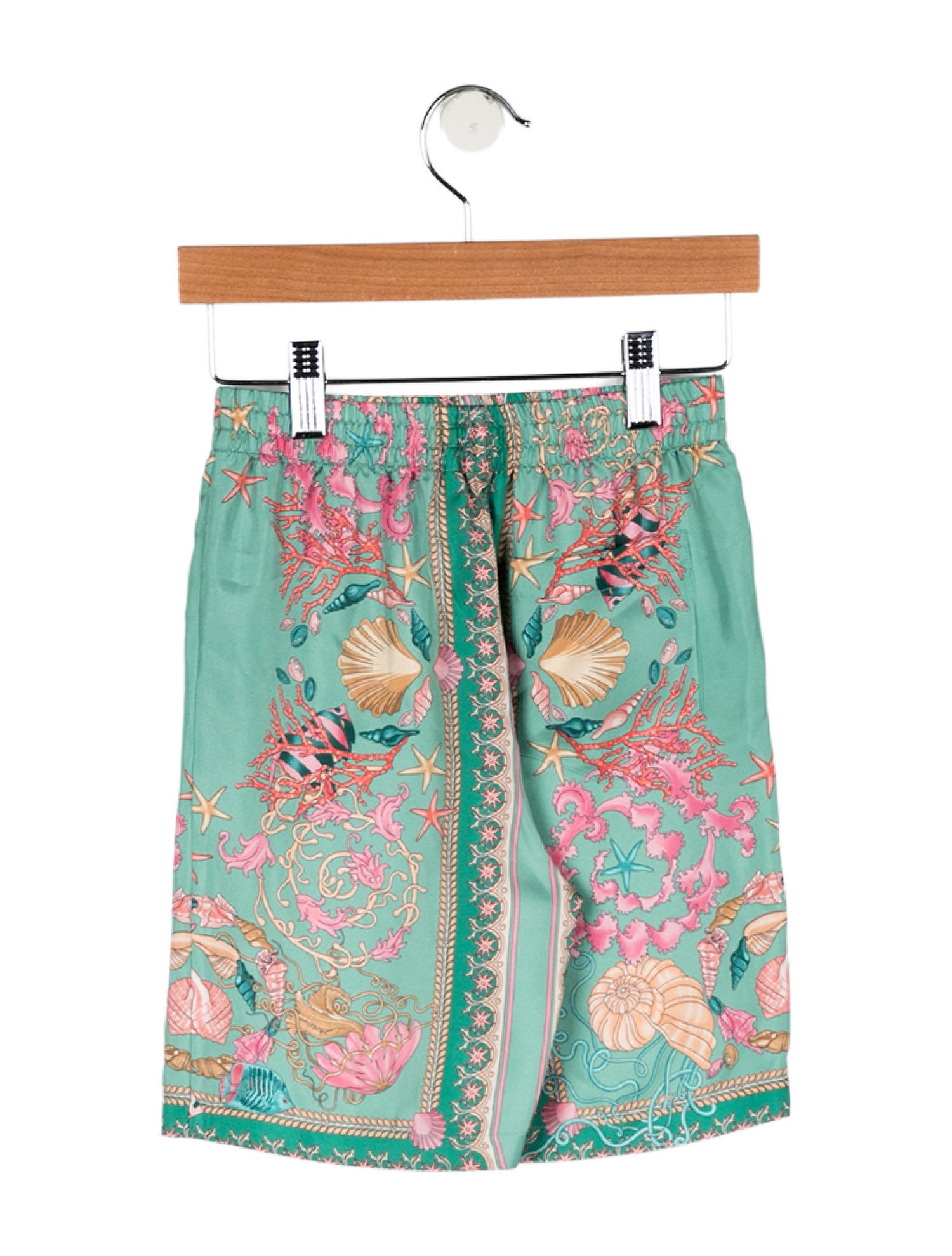 Versace Boys' Silk Printed Shorts