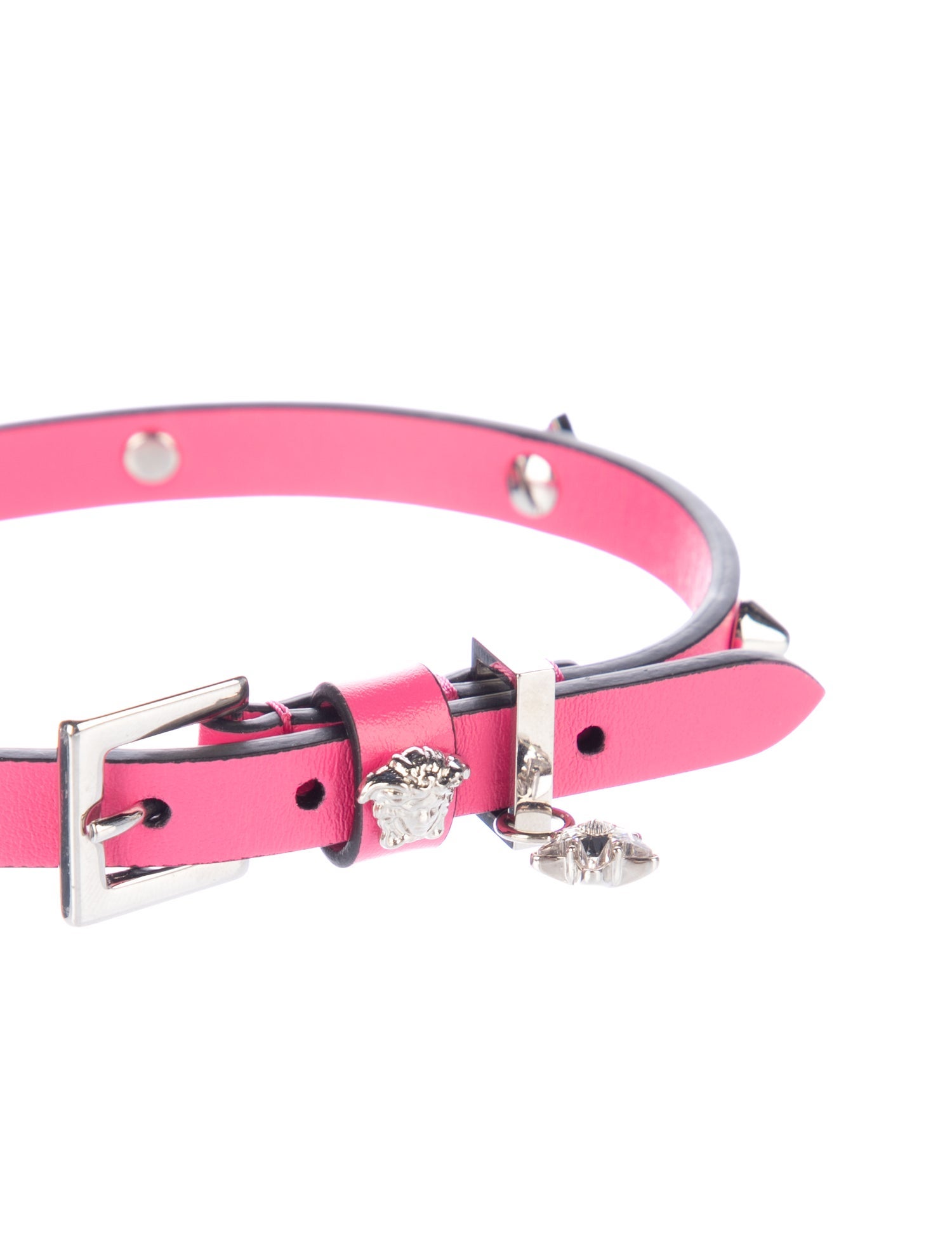 Versace Studded Leather Choker Collar