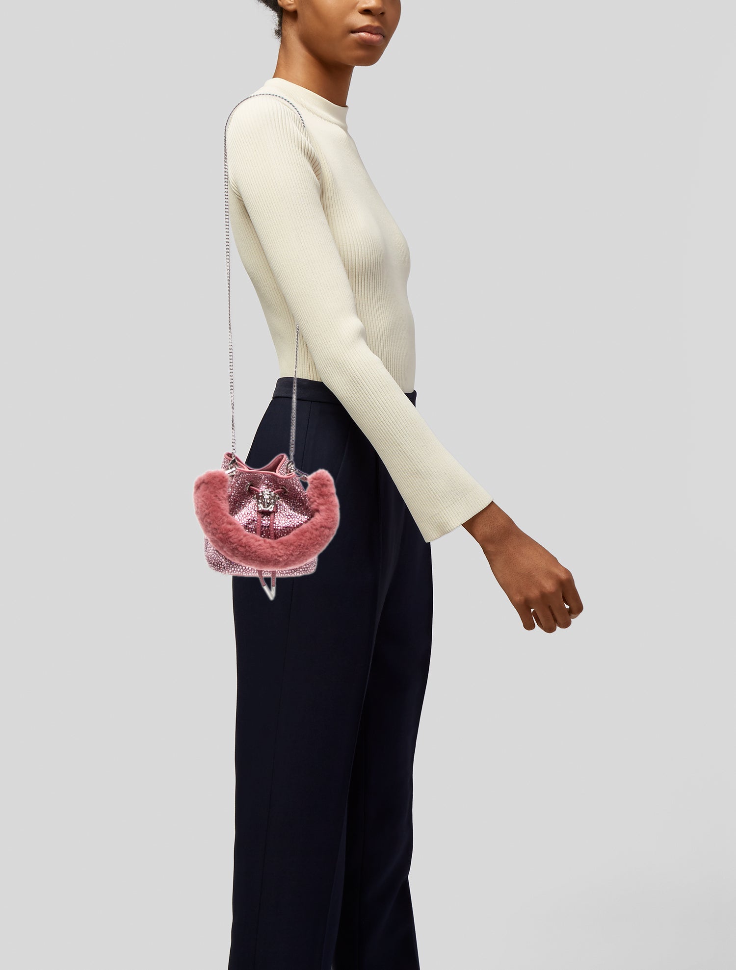 Burberry Nova Check Mini Bag - Pink Mini Bags, Handbags