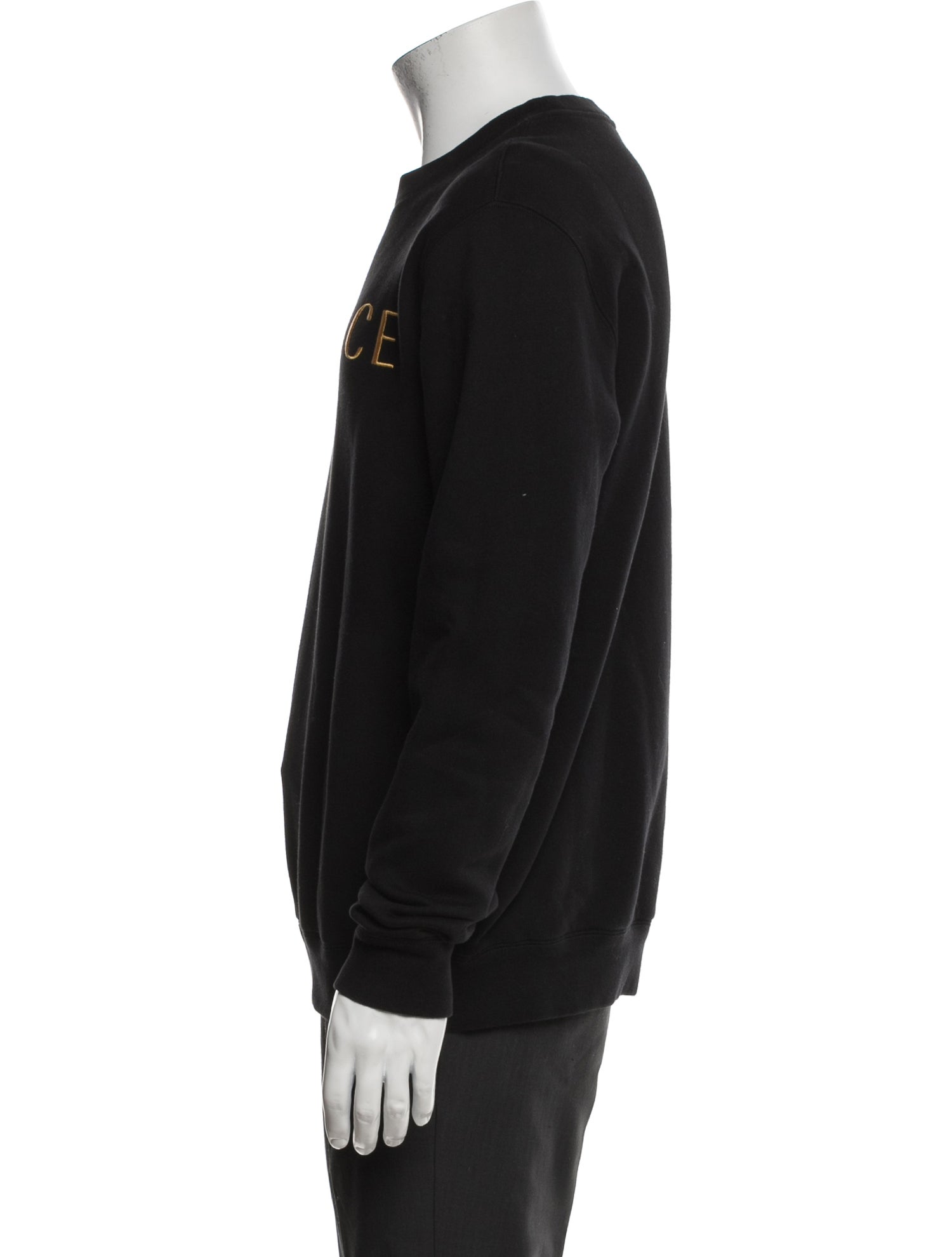 Versace Graphic Print Crew Neck Sweatshirt