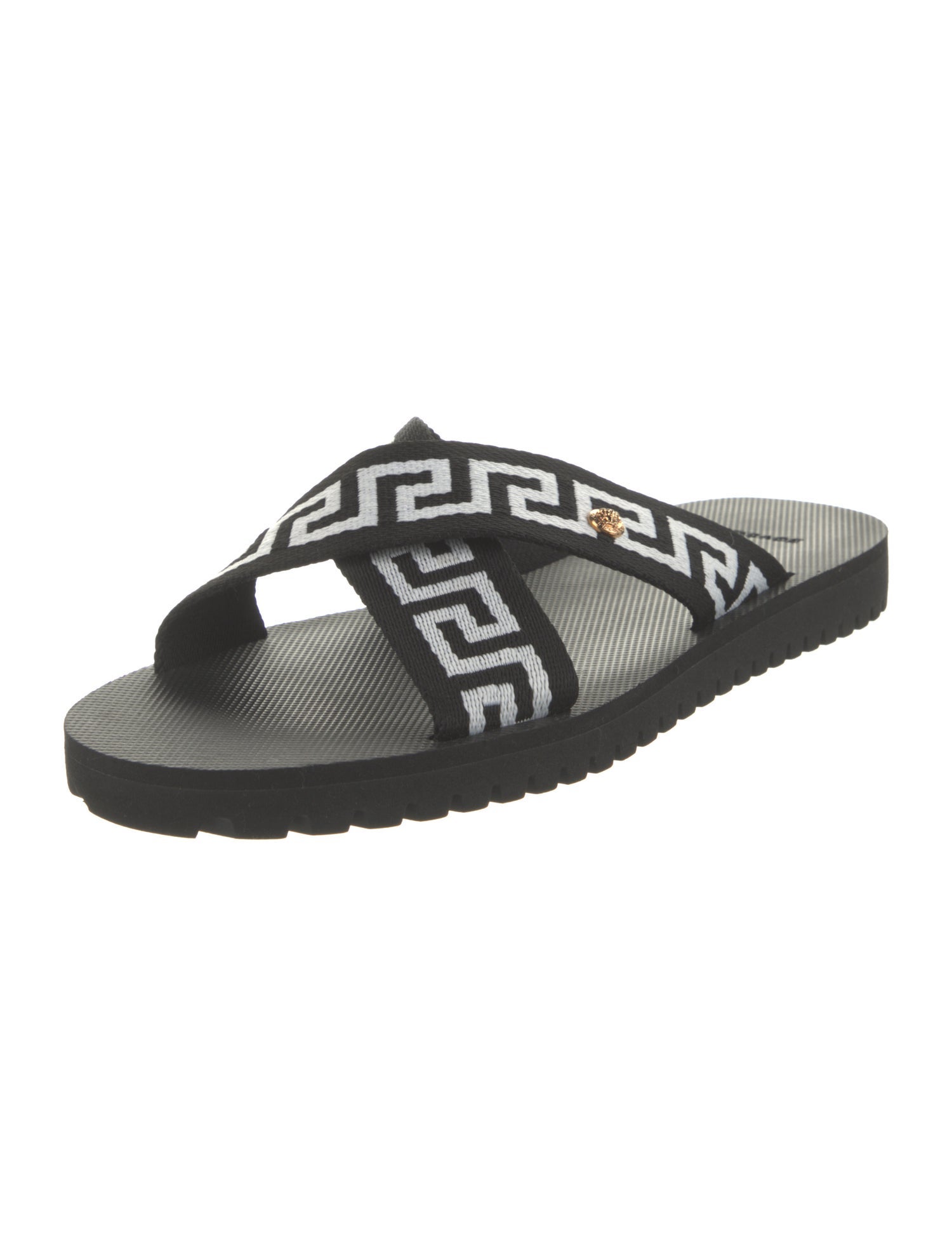 Versace Graphic Print Slides