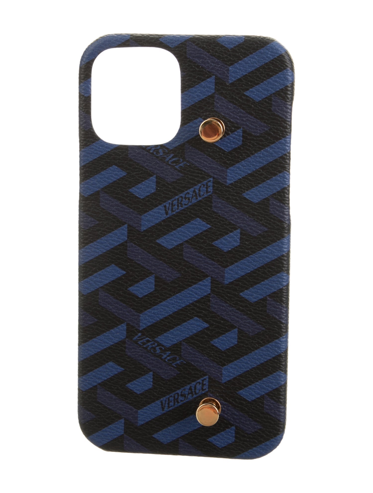 Versace Leather Studded Phone Case