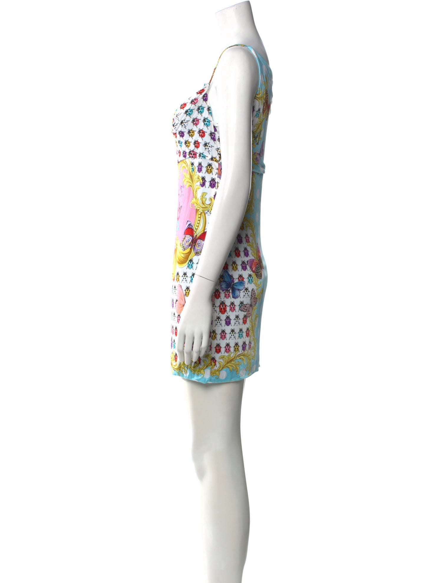 Versace Graphic Print Mini Dress w/ Tags