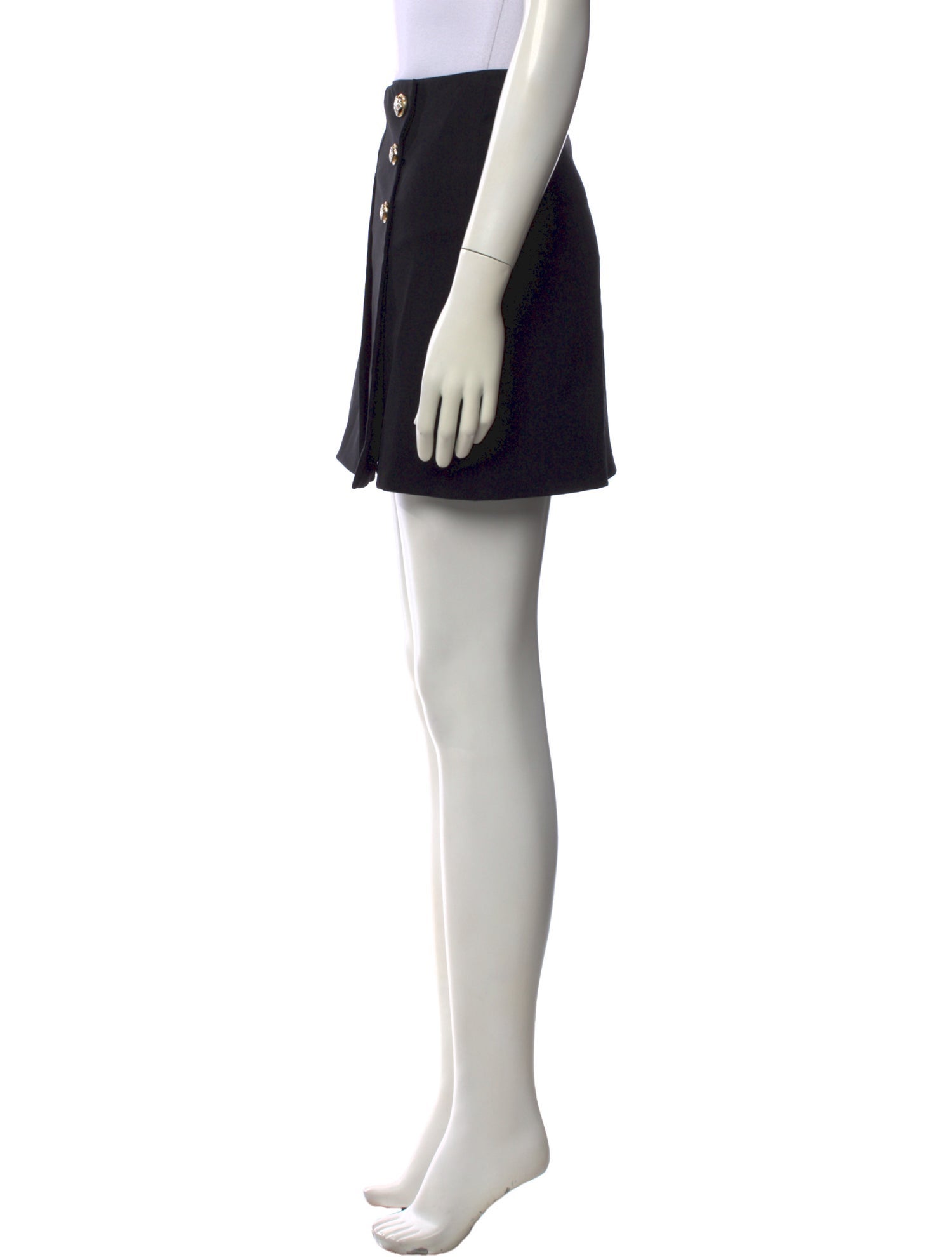Versace Wool Mini Skirt