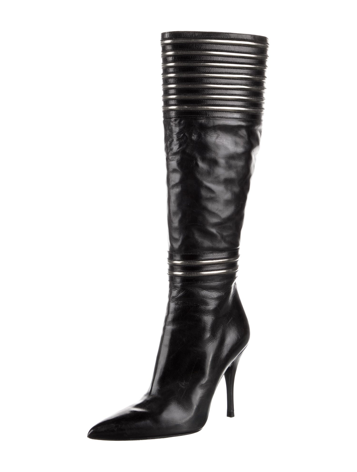 Rick Owens Drkshdw Neoprene Thigh-High Ramone Socks - Black Boots