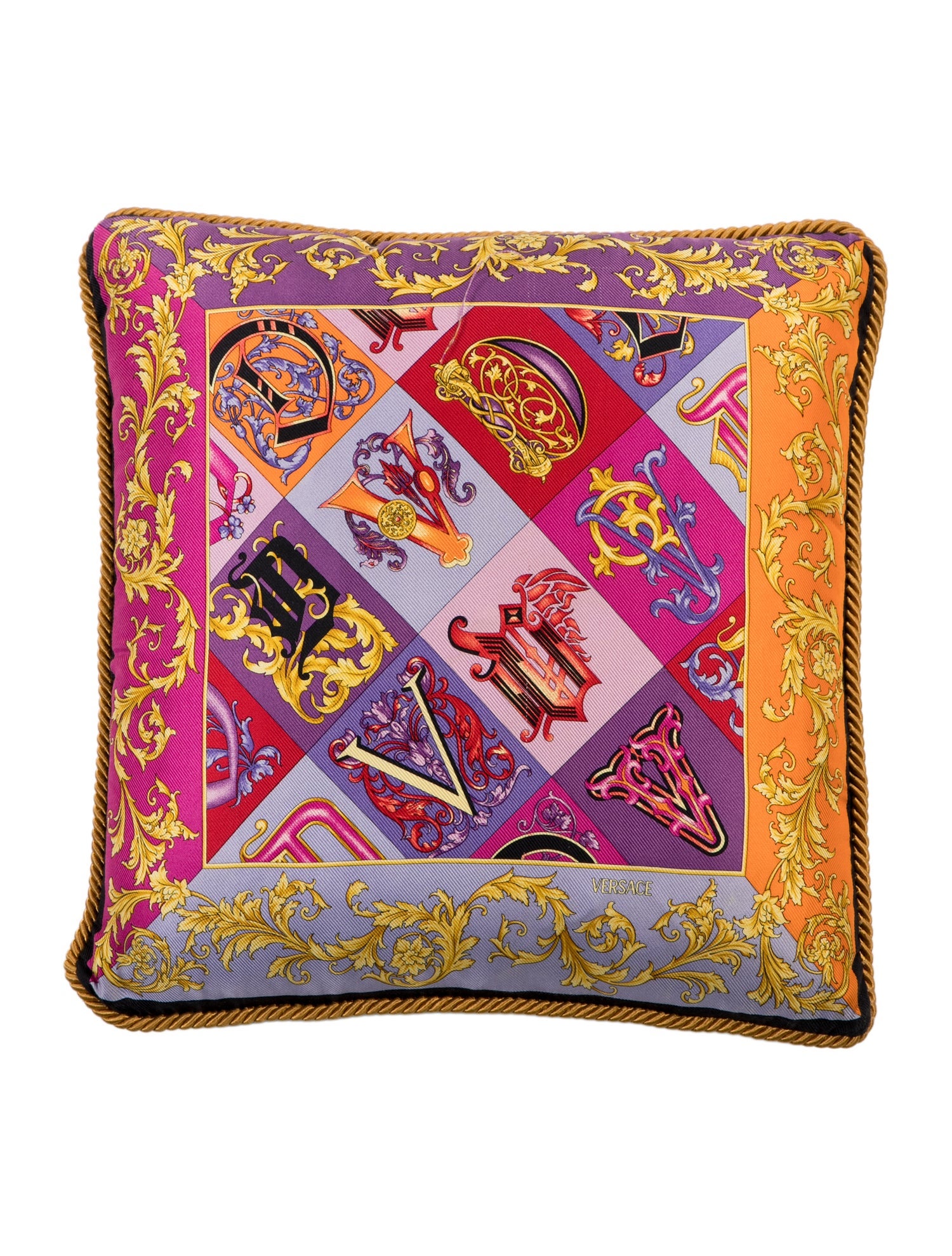 Versace Baroque Silk Pillow