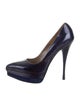 Versace Pointed-Toe Platform Pumps