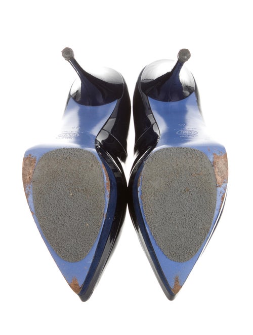 Versace Pointed-Toe Platform Pumps