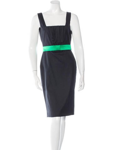 Versace Wool Sheath Dress w/ Tags